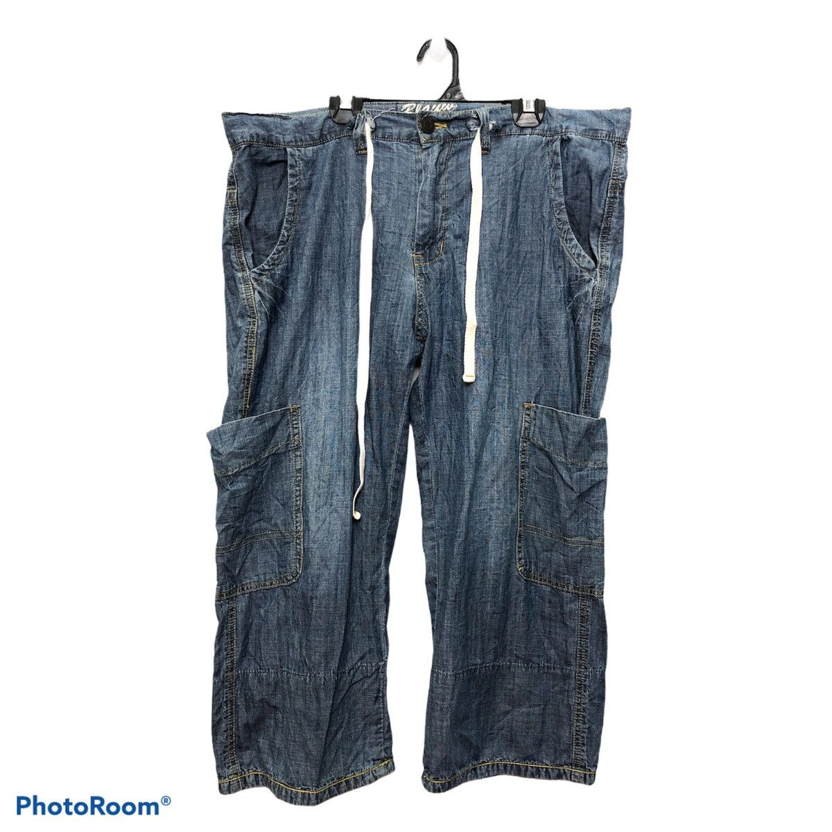 American Apparel × Japanese Brand BLAWN AMERICAN LAGEND short denim pants Size US 37 - 1 Thumbnail