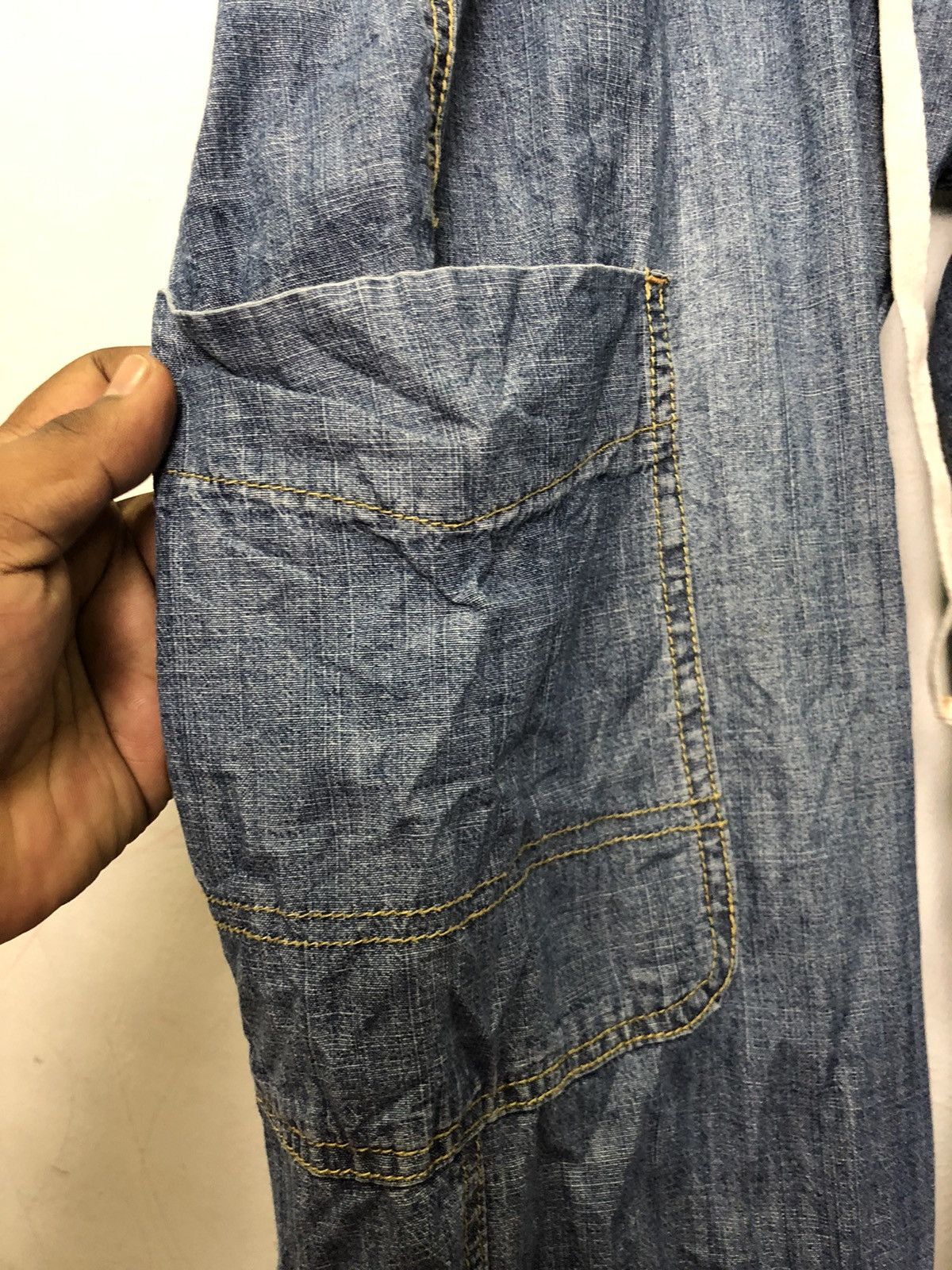 American Apparel × Japanese Brand BLAWN AMERICAN LAGEND short denim pants Size US 37 - 4 Thumbnail