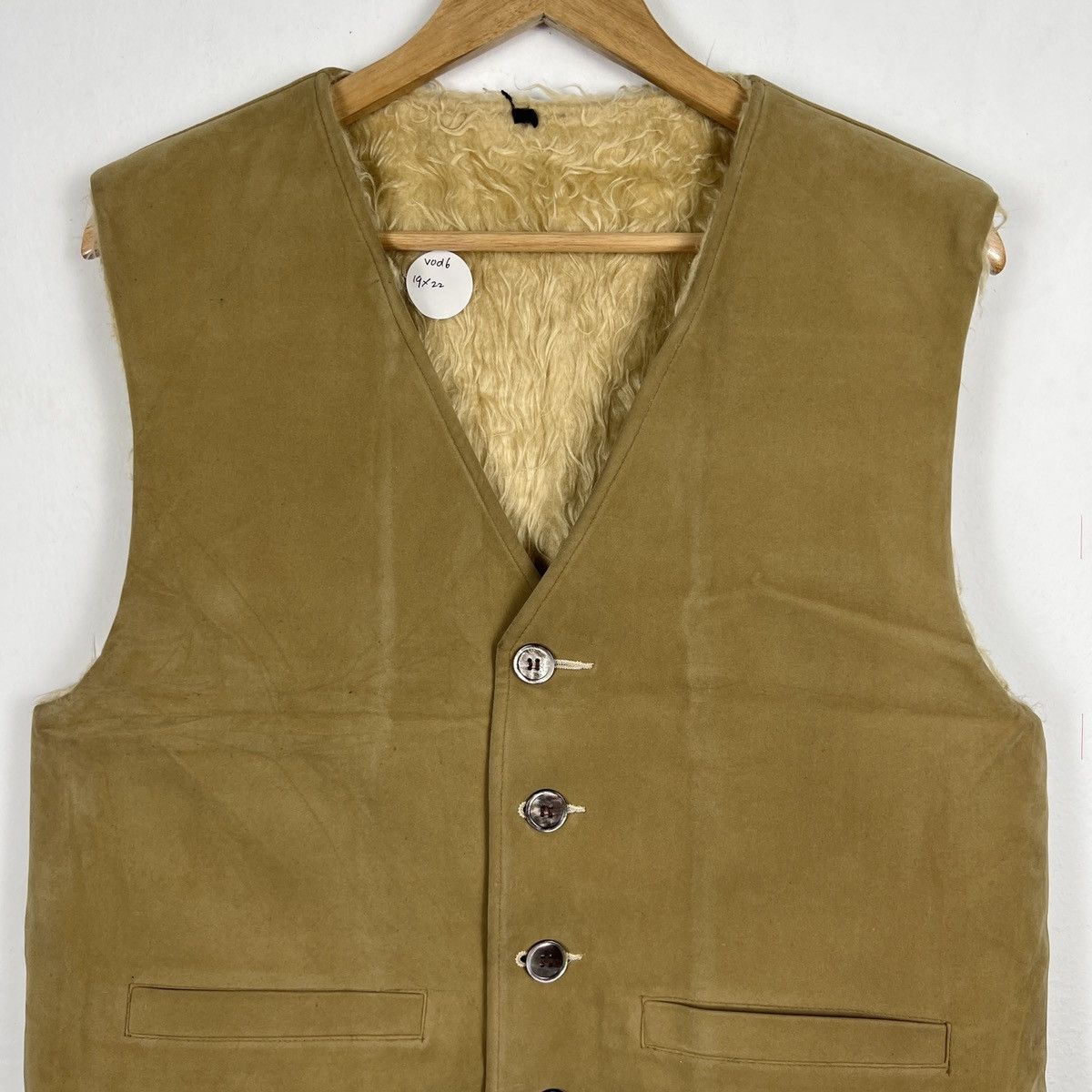 Japanese Brand × Vintage Vintage Hippies 70s Sherpa Lining Vest V0016 Size US M / EU 48-50 / 2 - 2 Thumbnail