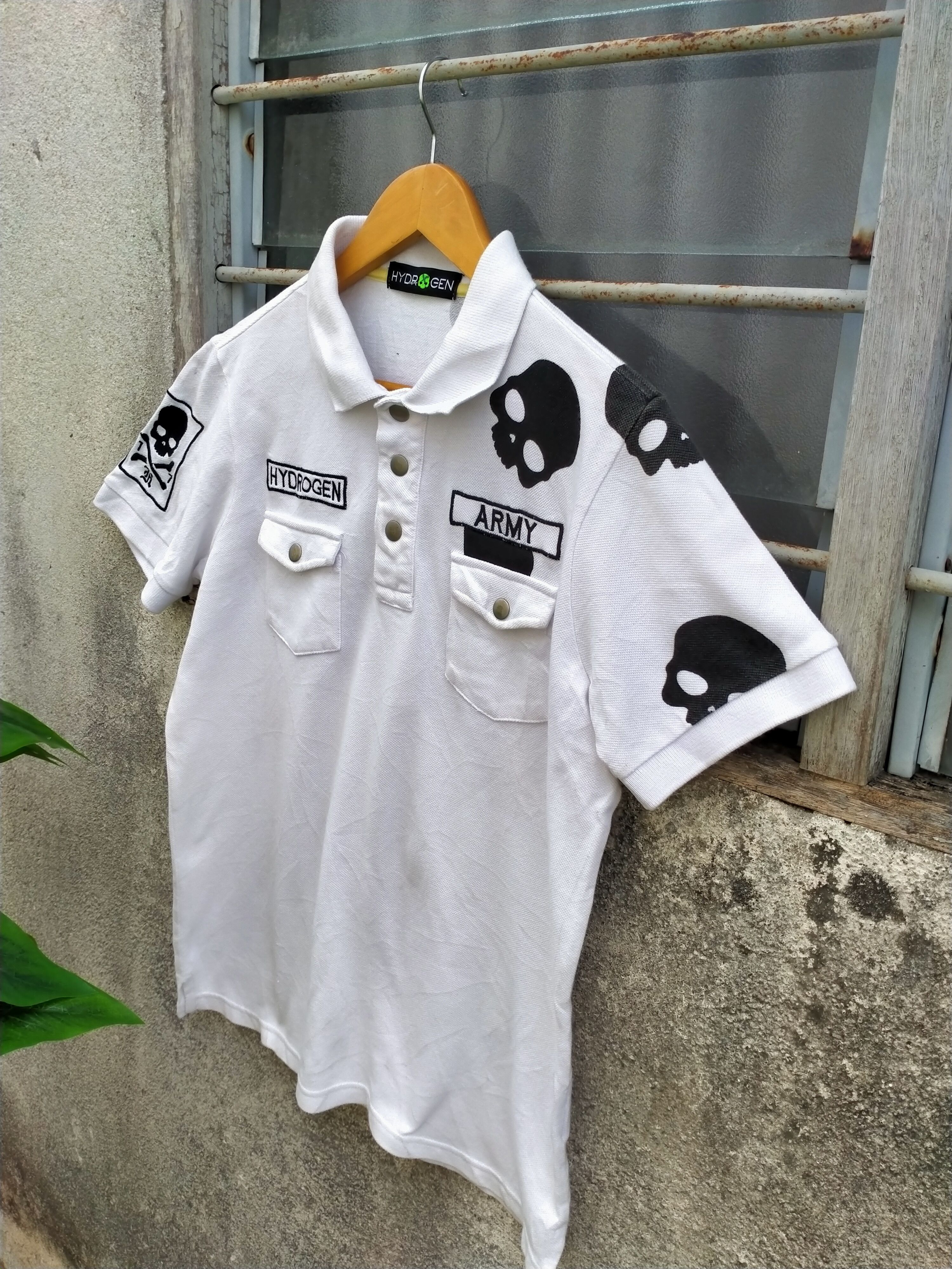 HYDROGEN Hydrogen Polo Tshirt Size US S / EU 44-46 / 1 - 3 Thumbnail