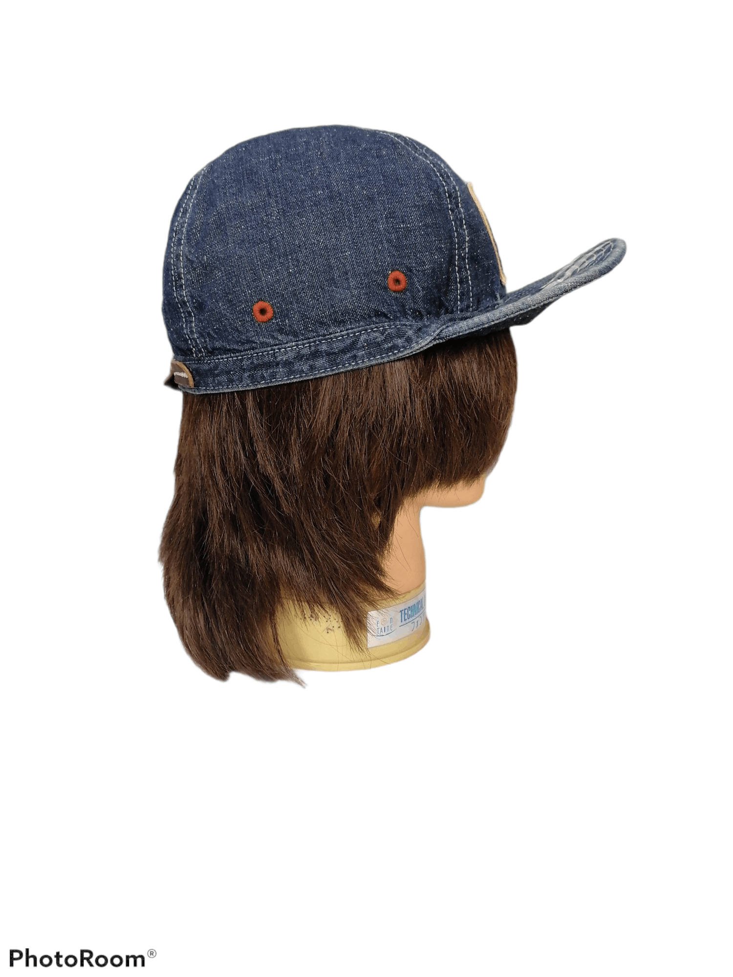 Japanese Brand × Vintage Rare❗Denim & Dungaree Japan Denim Baseball / Mechanic Cap🔥 Size ONE SIZE - 3 Thumbnail