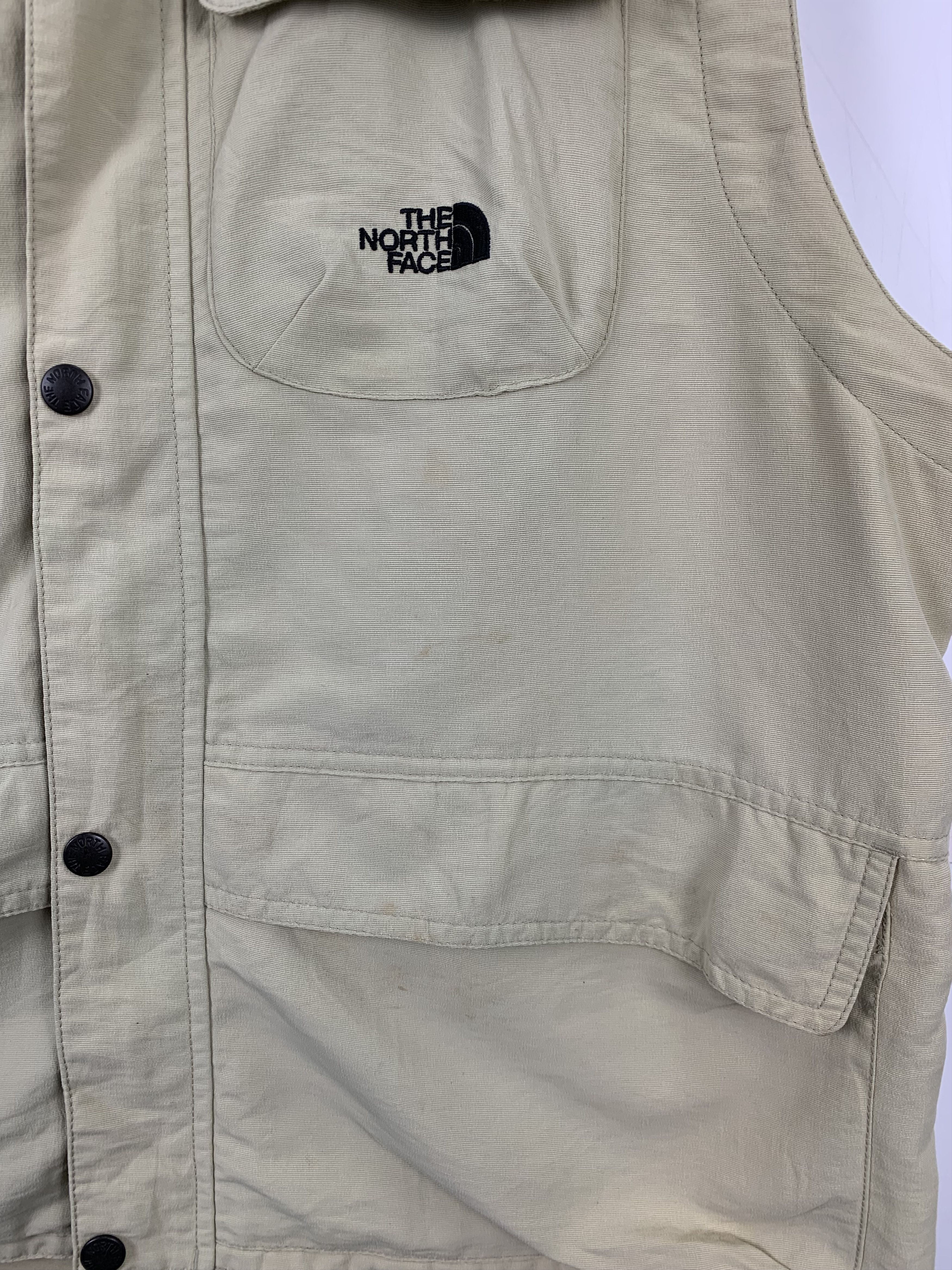 The North Face × Vintage Vintage THE NORTH FACE Cotton Multi Pocket Zip Up Vest Size US M / EU 48-50 / 2 - 6 Thumbnail