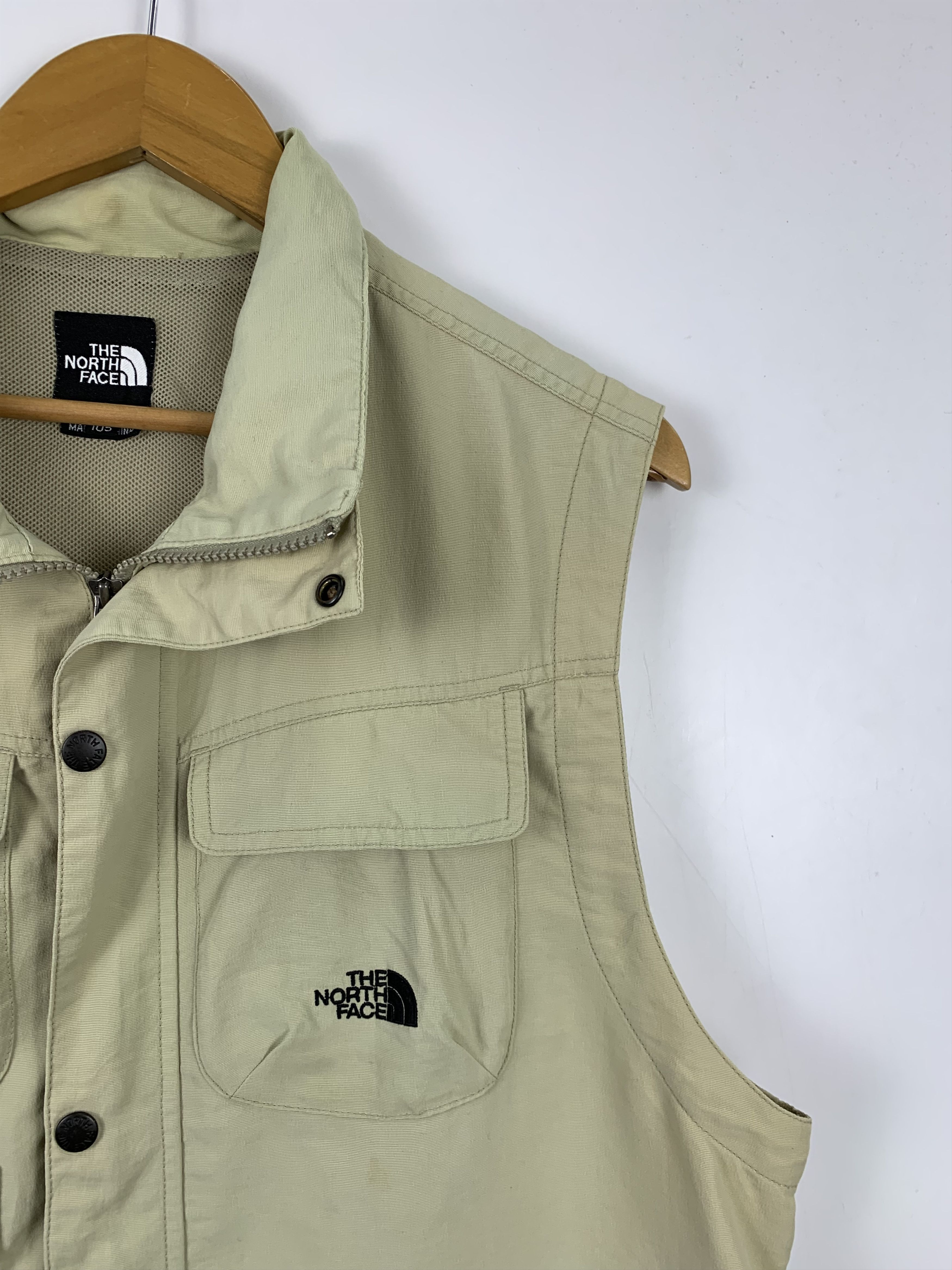 The North Face × Vintage Vintage THE NORTH FACE Cotton Multi Pocket Zip Up Vest Size US M / EU 48-50 / 2 - 4 Thumbnail
