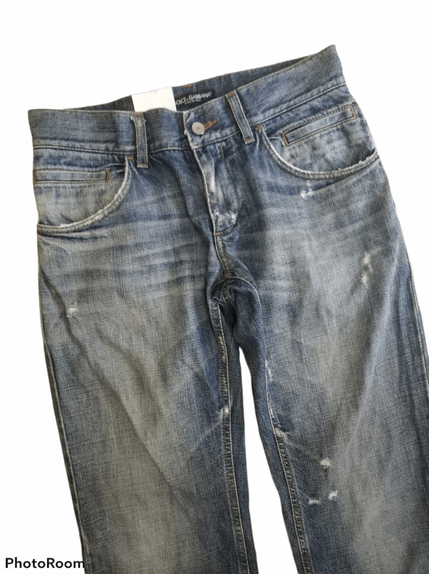 Dolce & Gabbana 🔥Distressed Denim Dolce & Gabbana Size US 31 - 2 Thumbnail