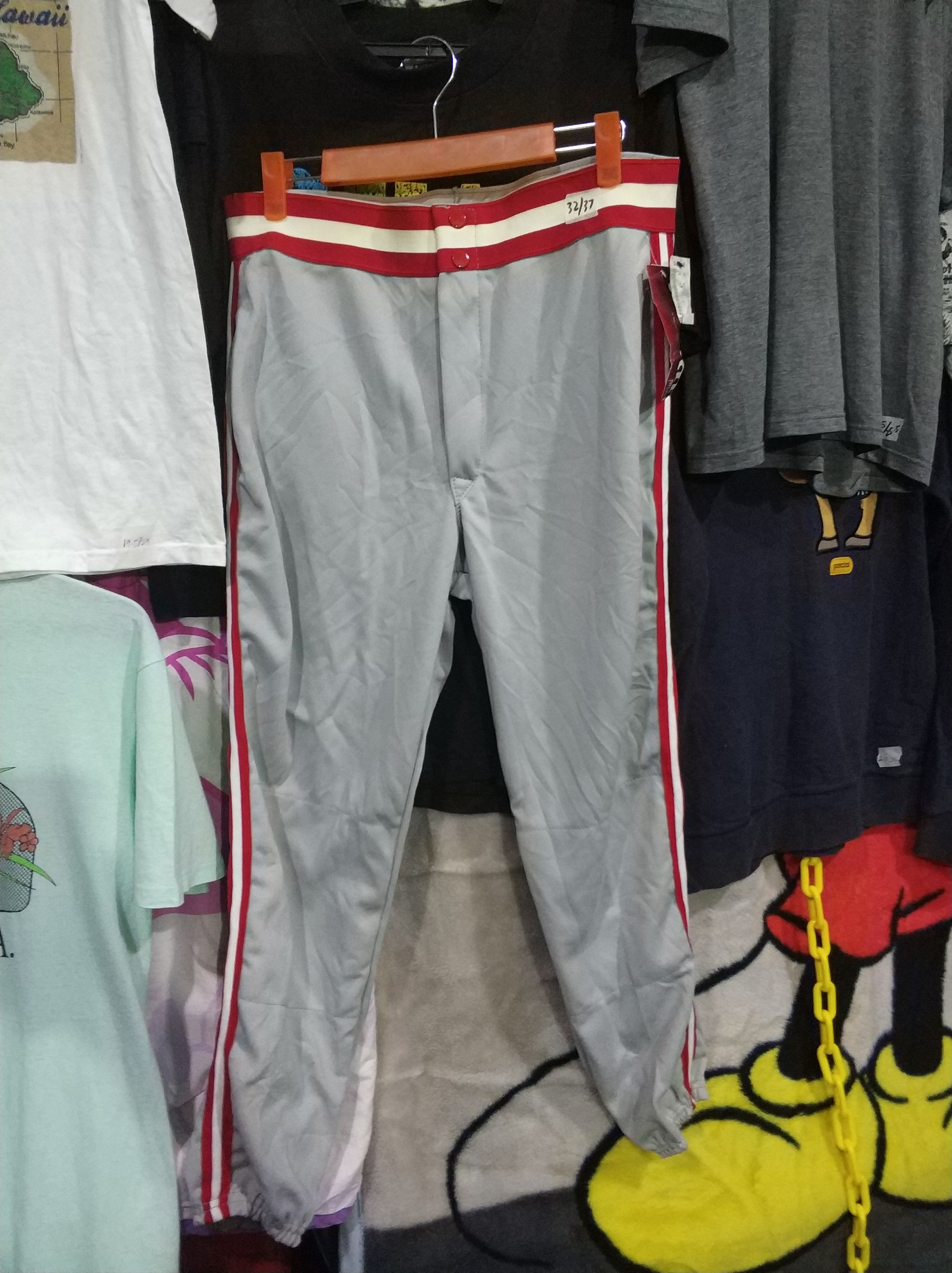 🔥Vintage Deadstock 90s Wilson Side Stripe Baseball Pants