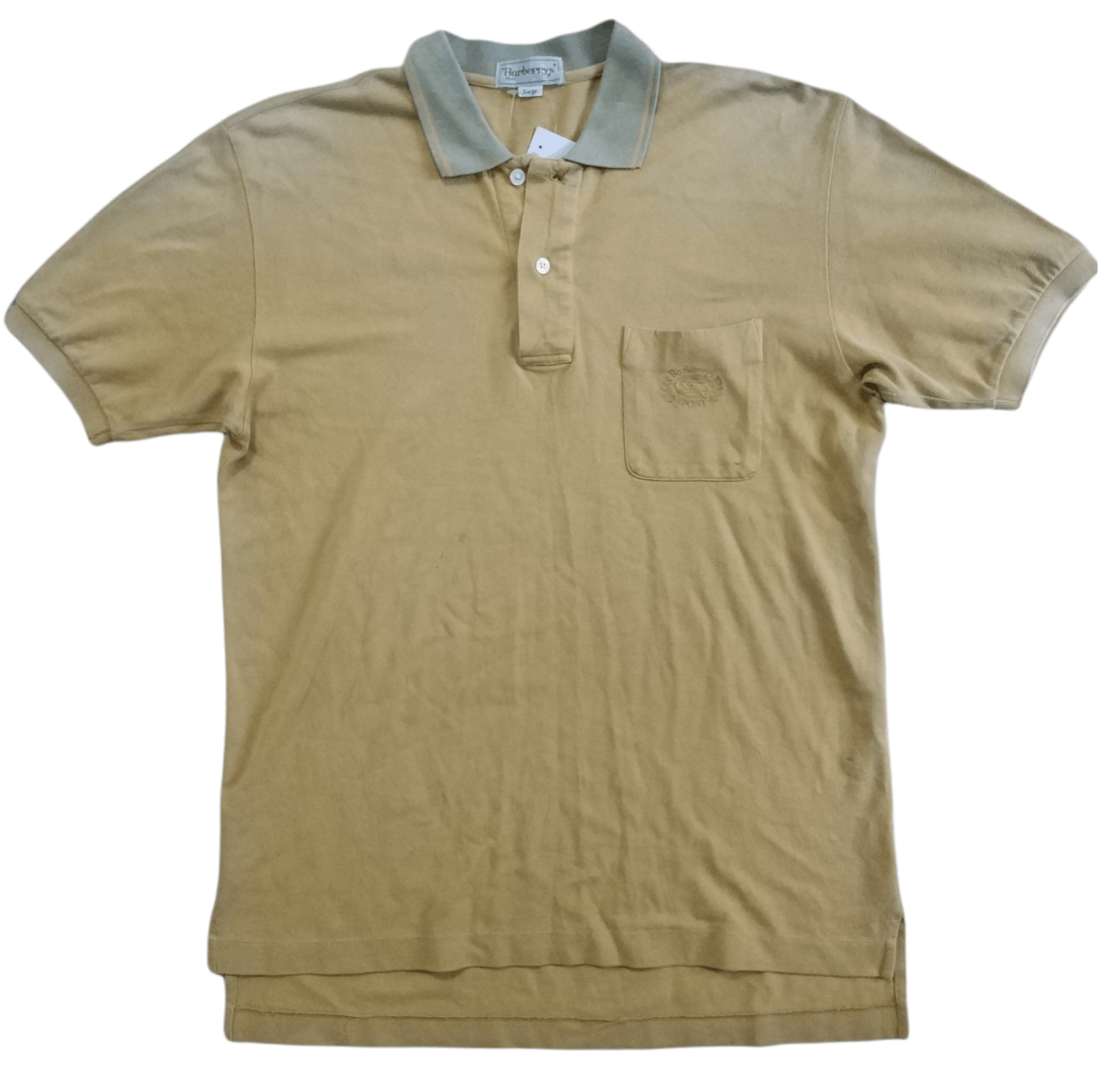 Burberry 🔥Vintage Sun Faded Burberrys' Polos Size US M / EU 48-50 / 2 - 1 Thumbnail
