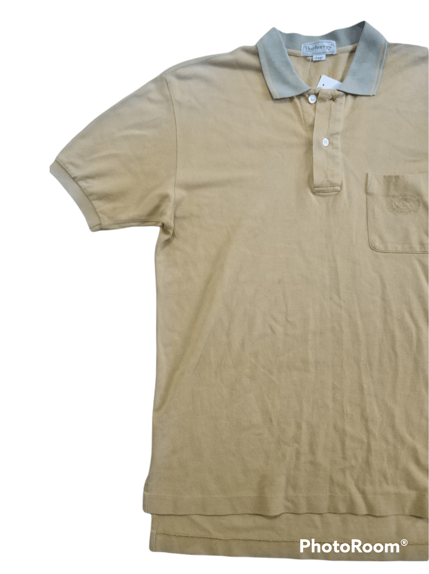 Burberry 🔥Vintage Sun Faded Burberrys' Polos Size US M / EU 48-50 / 2 - 3 Thumbnail