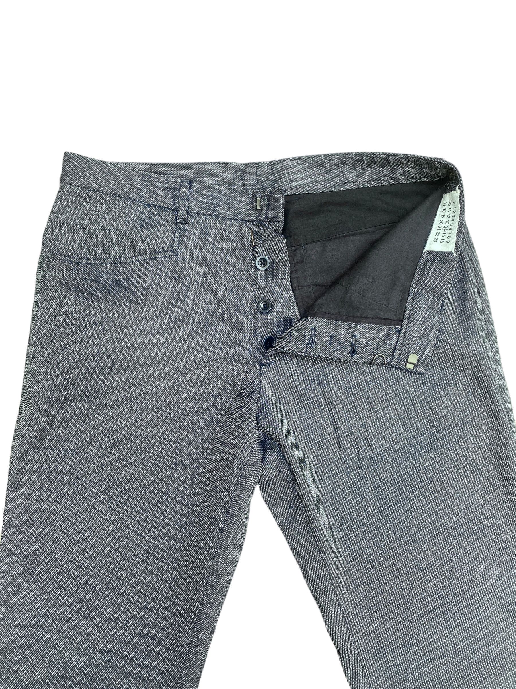 Maison Margiela Grey Wool Pants Size US 31 - 2 Thumbnail