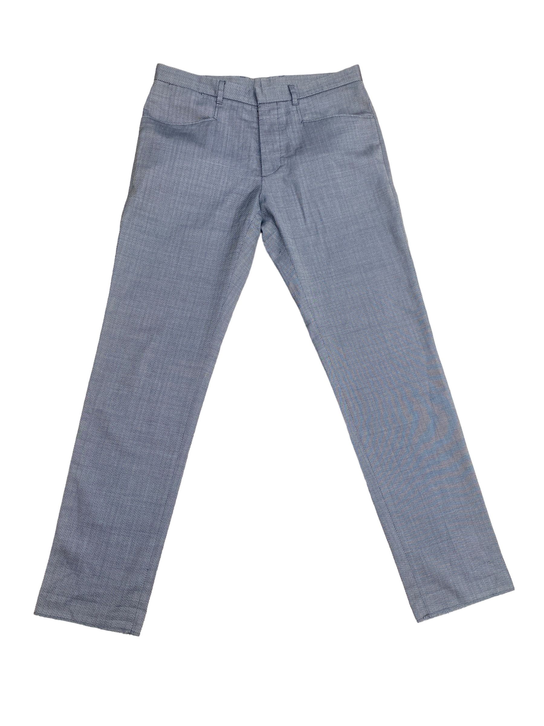 Maison Margiela Grey Wool Pants Size US 31 - 1 Thumbnail