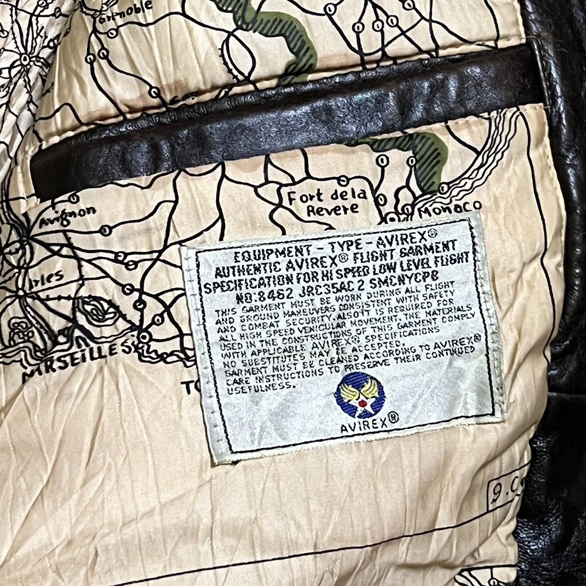 Avirex Vintage Avirex Leather Jacket Top Gun Maverick Full Patches Size US S / EU 44-46 / 1 - 19 Thumbnail