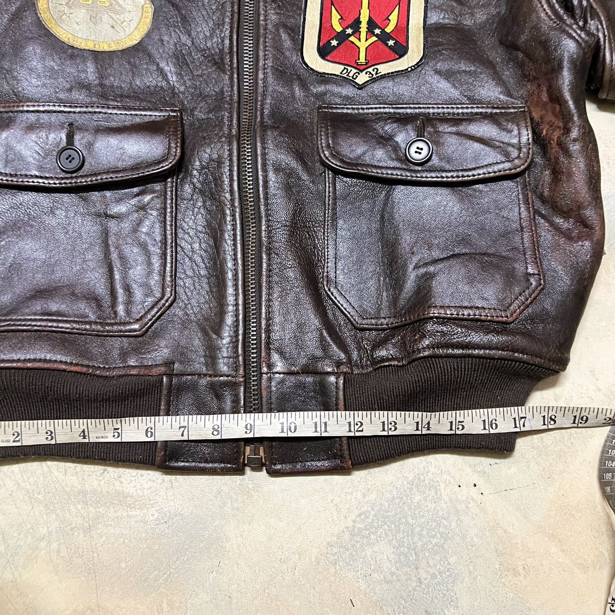 Avirex Vintage Avirex Leather Jacket Top Gun Maverick Full Patches Size US S / EU 44-46 / 1 - 13 Thumbnail