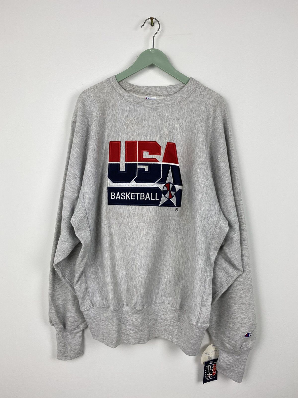 Vintage Vintage 90s USA Basketball Champion Sweatshirt NBA Jordan