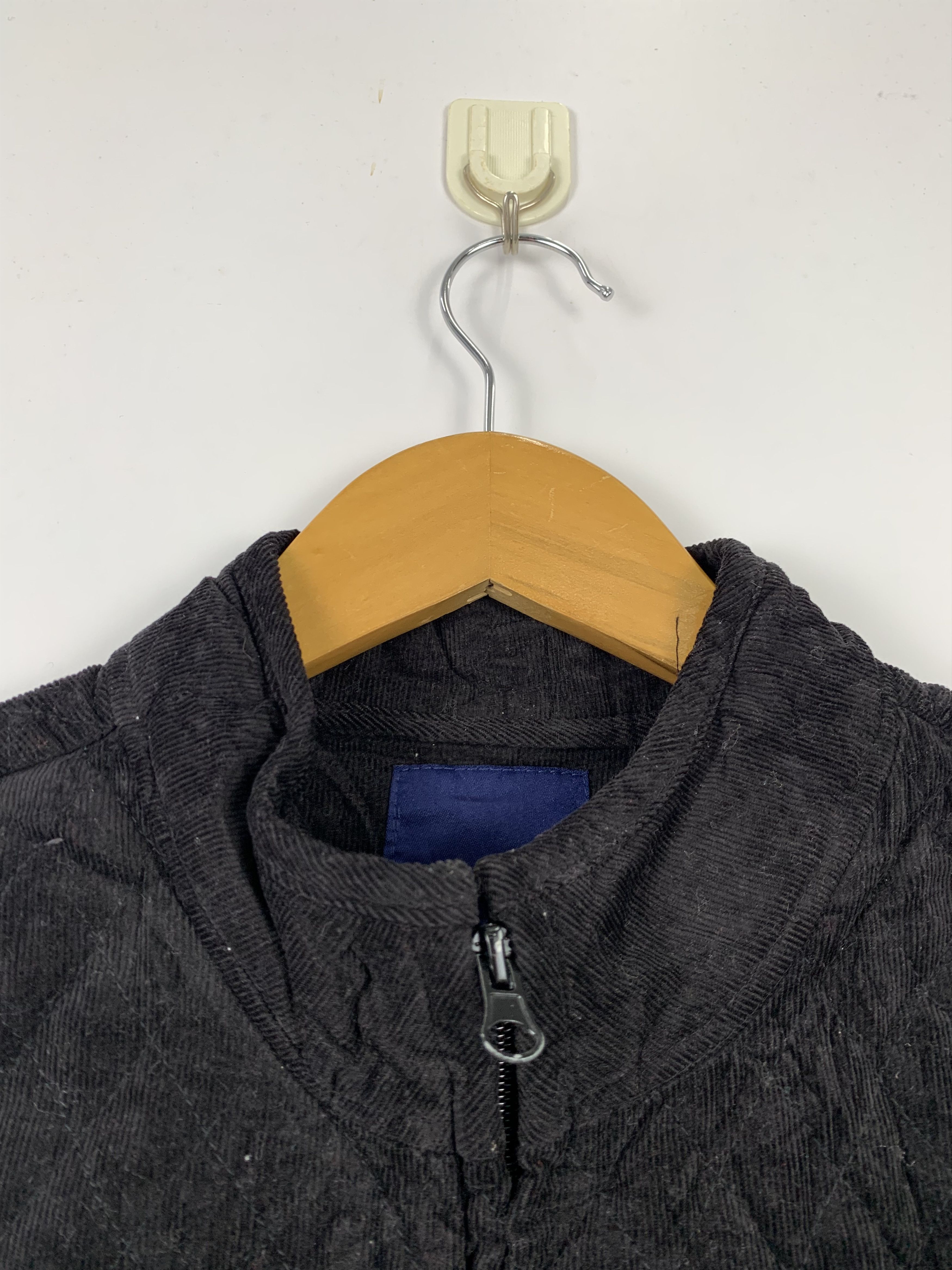 Basic Editions Vintage BASIC EDITIONS Quilted Corduroy Zip Up Vests Size US XS / EU 42 / 0 - 5 Thumbnail