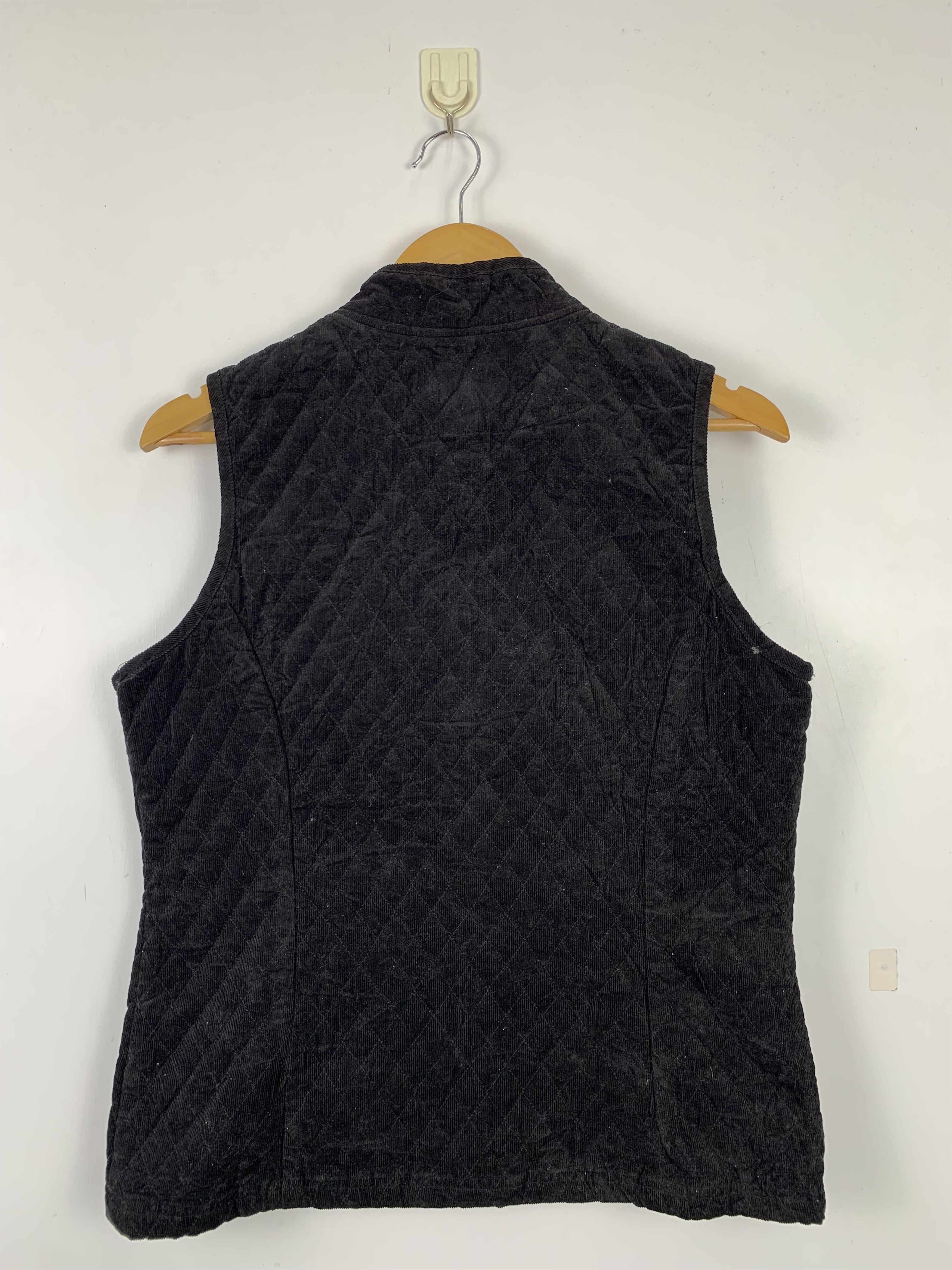 Basic Editions Vintage BASIC EDITIONS Quilted Corduroy Zip Up Vests Size US XS / EU 42 / 0 - 7 Thumbnail