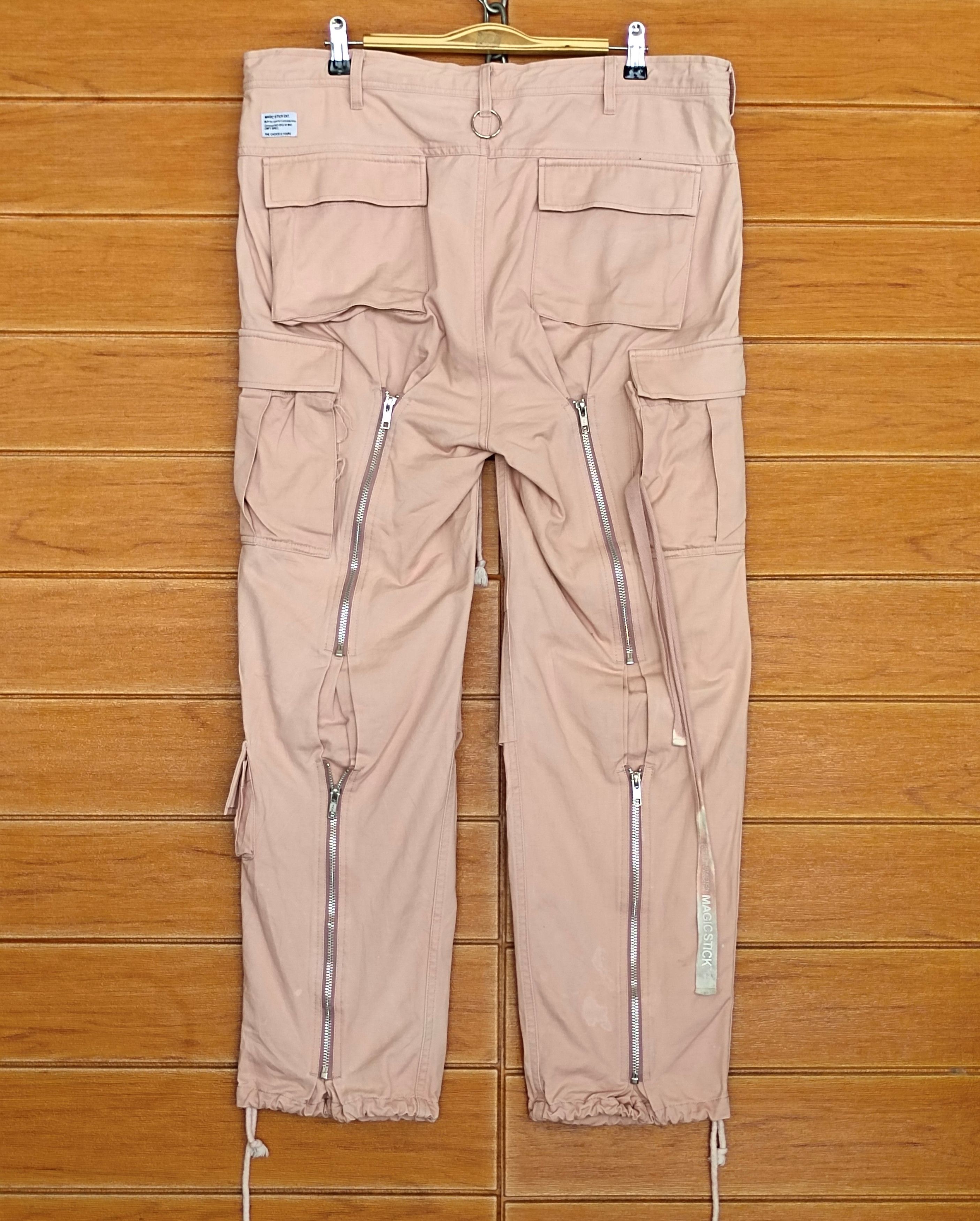 If Six Was Nine Bondage Pant Magic Stick Bondage Zipper Cargo Pants Size US 36 / EU 52 - 9 Thumbnail