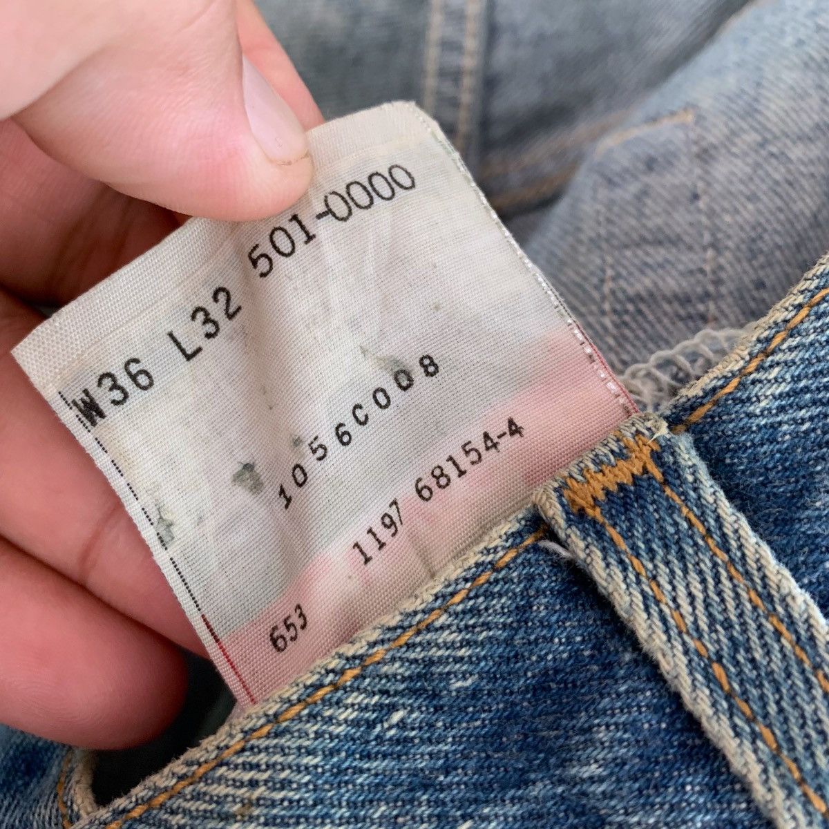 Levi's × Levi's Vintage Clothing Vintage Levi’s Button 653 Made In USA Denim Pant Size US 34 / EU 50 - 11 Thumbnail