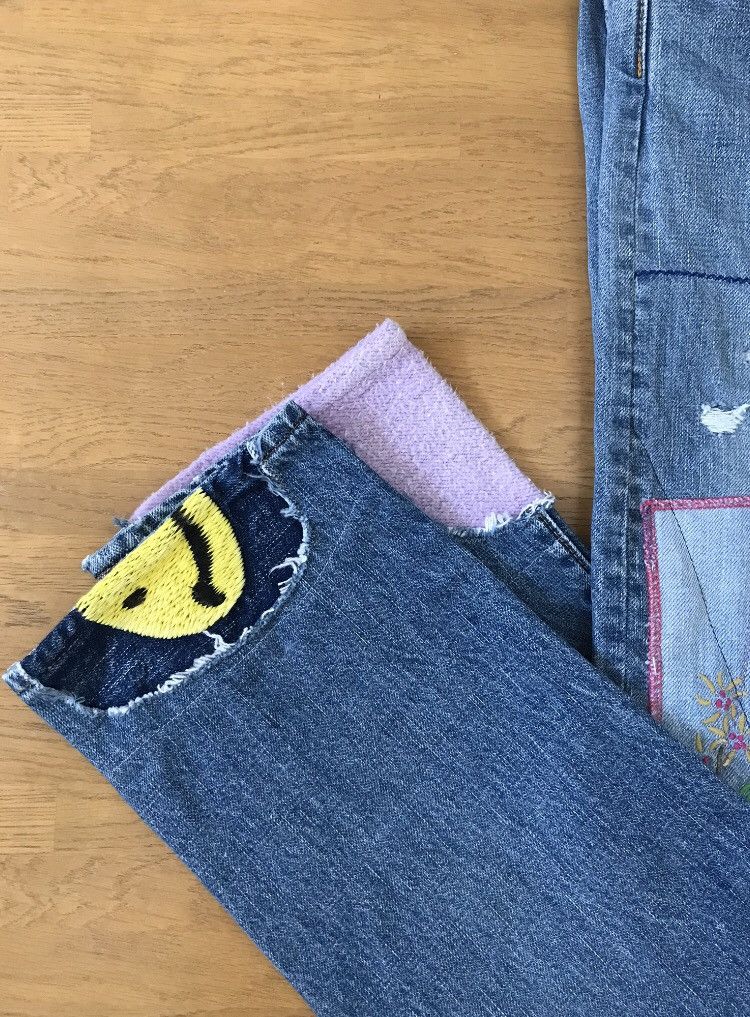 Kapital × Kapital Kountry KAPITAL 14oz Denim 5P Okabilly, Gypsy Patchwork Remake. Size US 34 / EU 50 - 7 Thumbnail