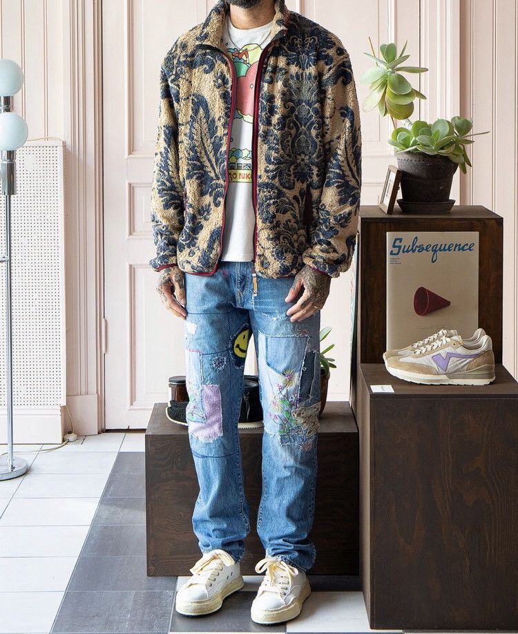 Kapital × Kapital Kountry KAPITAL 14oz Denim 5P Okabilly, Gypsy Patchwork Remake. Size US 34 / EU 50 - 6 Thumbnail