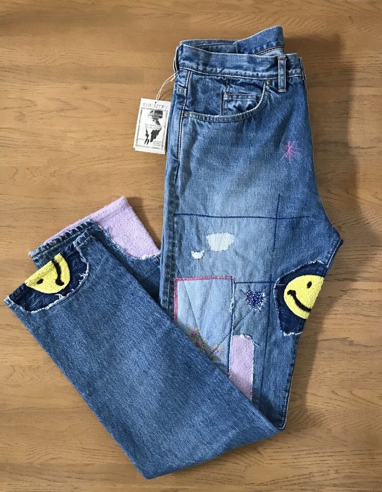 Kapital × Kapital Kountry KAPITAL 14oz Denim 5P Okabilly, Gypsy Patchwork Remake. Size US 34 / EU 50 - 19 Thumbnail