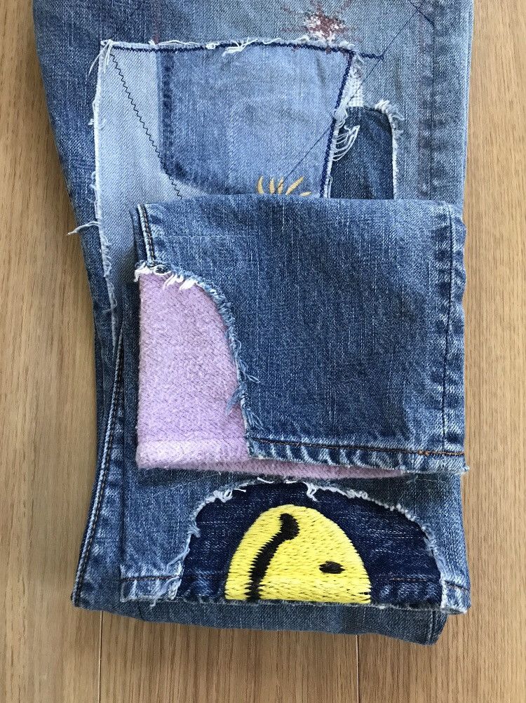 Kapital × Kapital Kountry KAPITAL 14oz Denim 5P Okabilly, Gypsy Patchwork Remake. Size US 34 / EU 50 - 13 Thumbnail