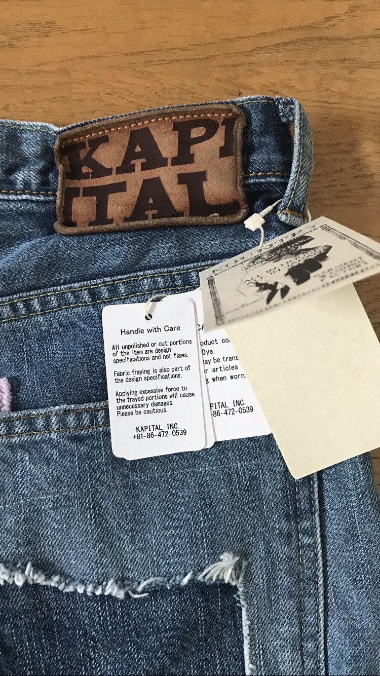 Kapital × Kapital Kountry KAPITAL 14oz Denim 5P Okabilly, Gypsy Patchwork Remake. Size US 34 / EU 50 - 22 Thumbnail