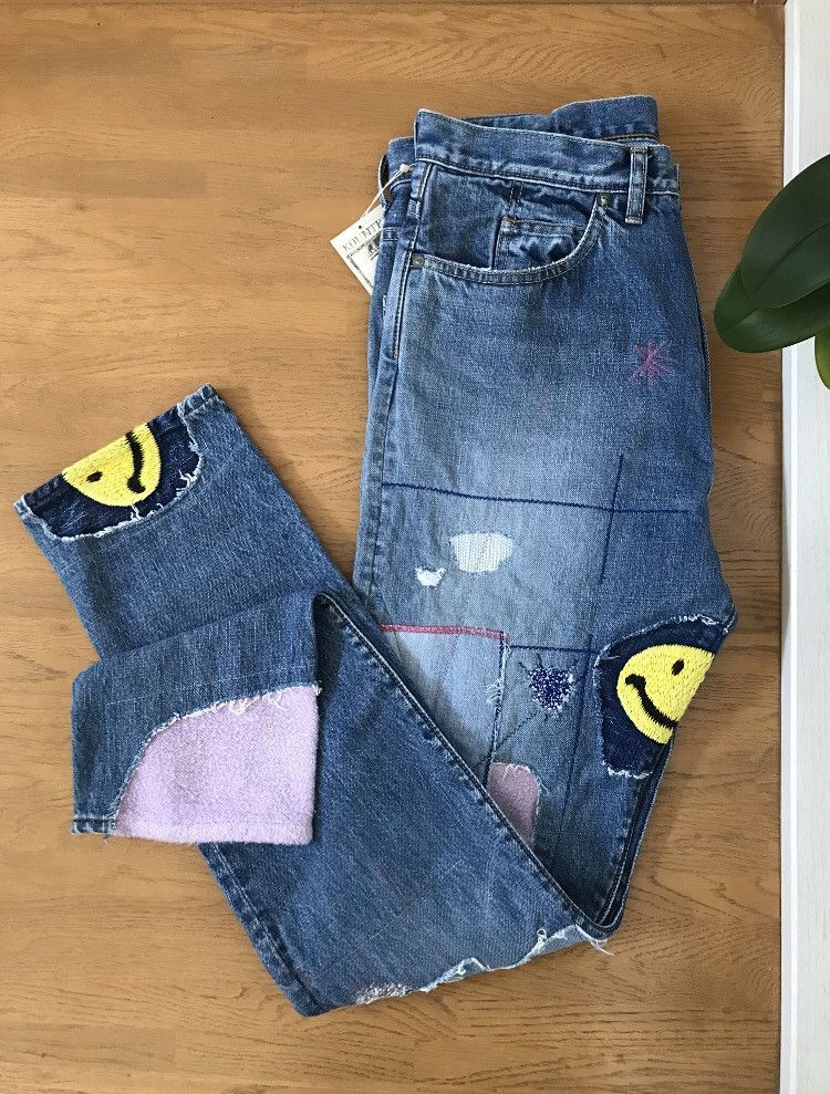 Kapital × Kapital Kountry KAPITAL 14oz Denim 5P Okabilly, Gypsy Patchwork Remake. Size US 34 / EU 50 - 12 Thumbnail