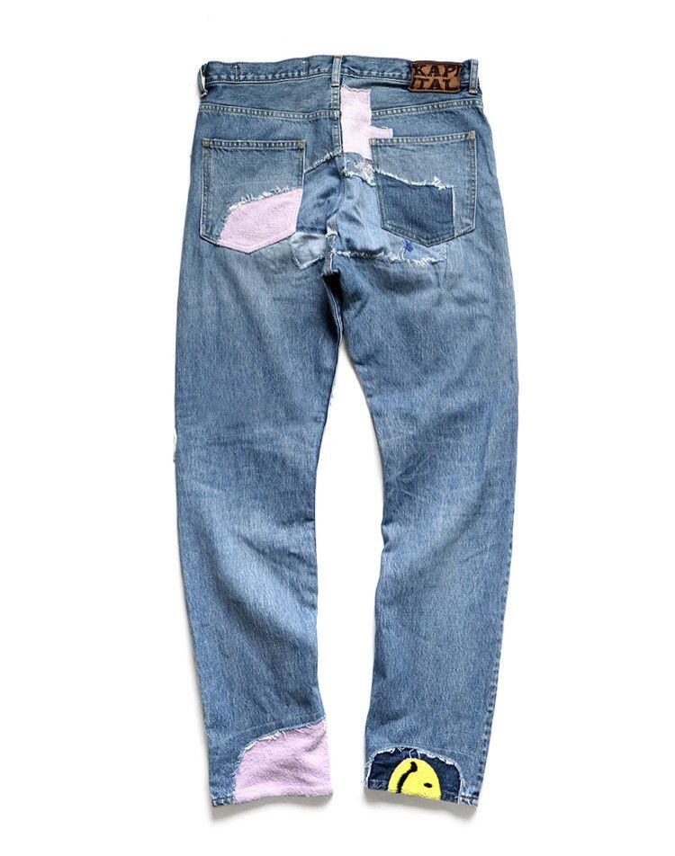 Kapital × Kapital Kountry KAPITAL 14oz Denim 5P Okabilly, Gypsy Patchwork Remake. Size US 34 / EU 50 - 2 Thumbnail