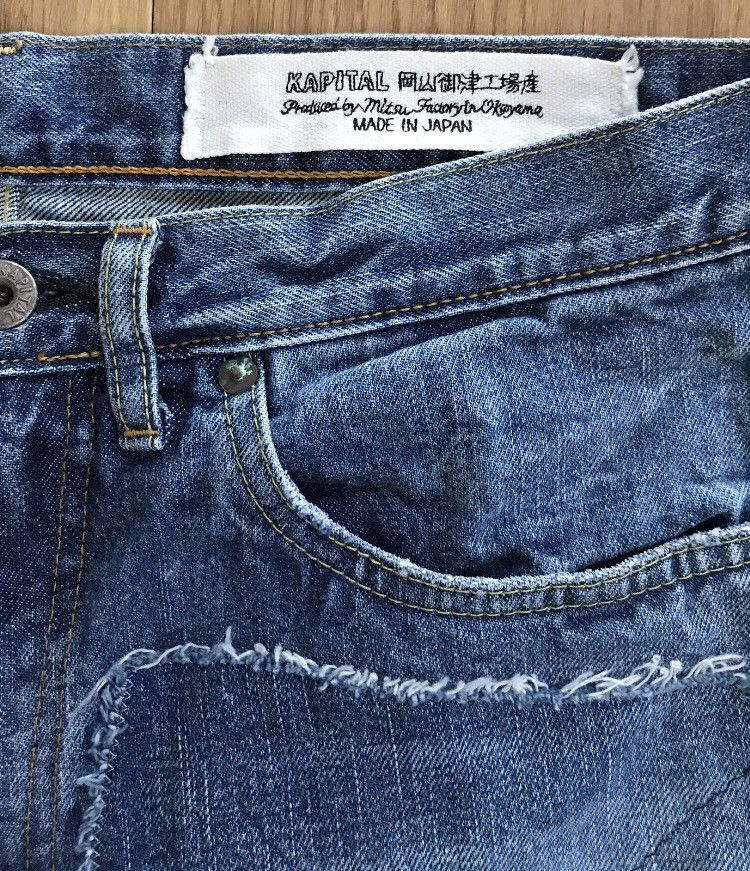 Kapital × Kapital Kountry KAPITAL 14oz Denim 5P Okabilly, Gypsy Patchwork Remake. Size US 34 / EU 50 - 16 Thumbnail