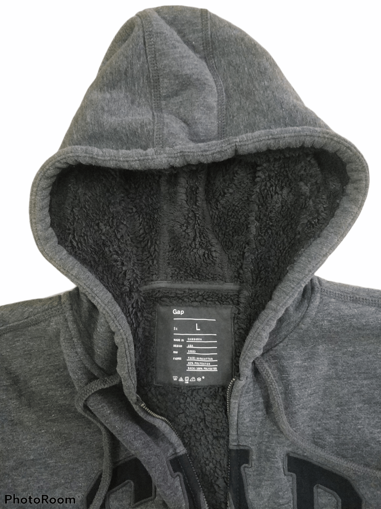 Gap 🔥Gap Logo Arch Faux Fur Sherpa Zipper Hoodies Size US M / EU 48-50 / 2 - 4 Thumbnail