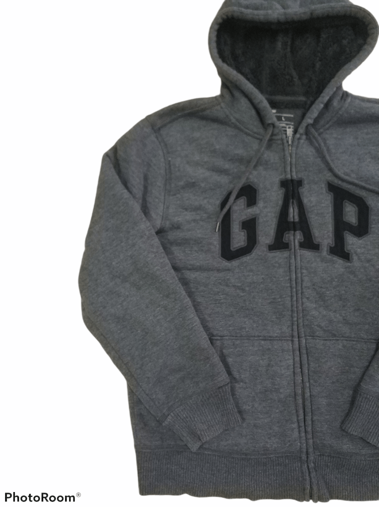 Gap 🔥Gap Logo Arch Faux Fur Sherpa Zipper Hoodies Size US M / EU 48-50 / 2 - 6 Thumbnail