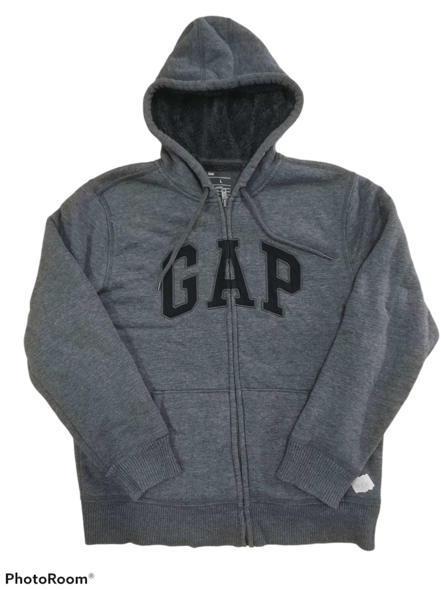 Gap 🔥Gap Logo Arch Faux Fur Sherpa Zipper Hoodies Size US M / EU 48-50 / 2 - 1 Thumbnail