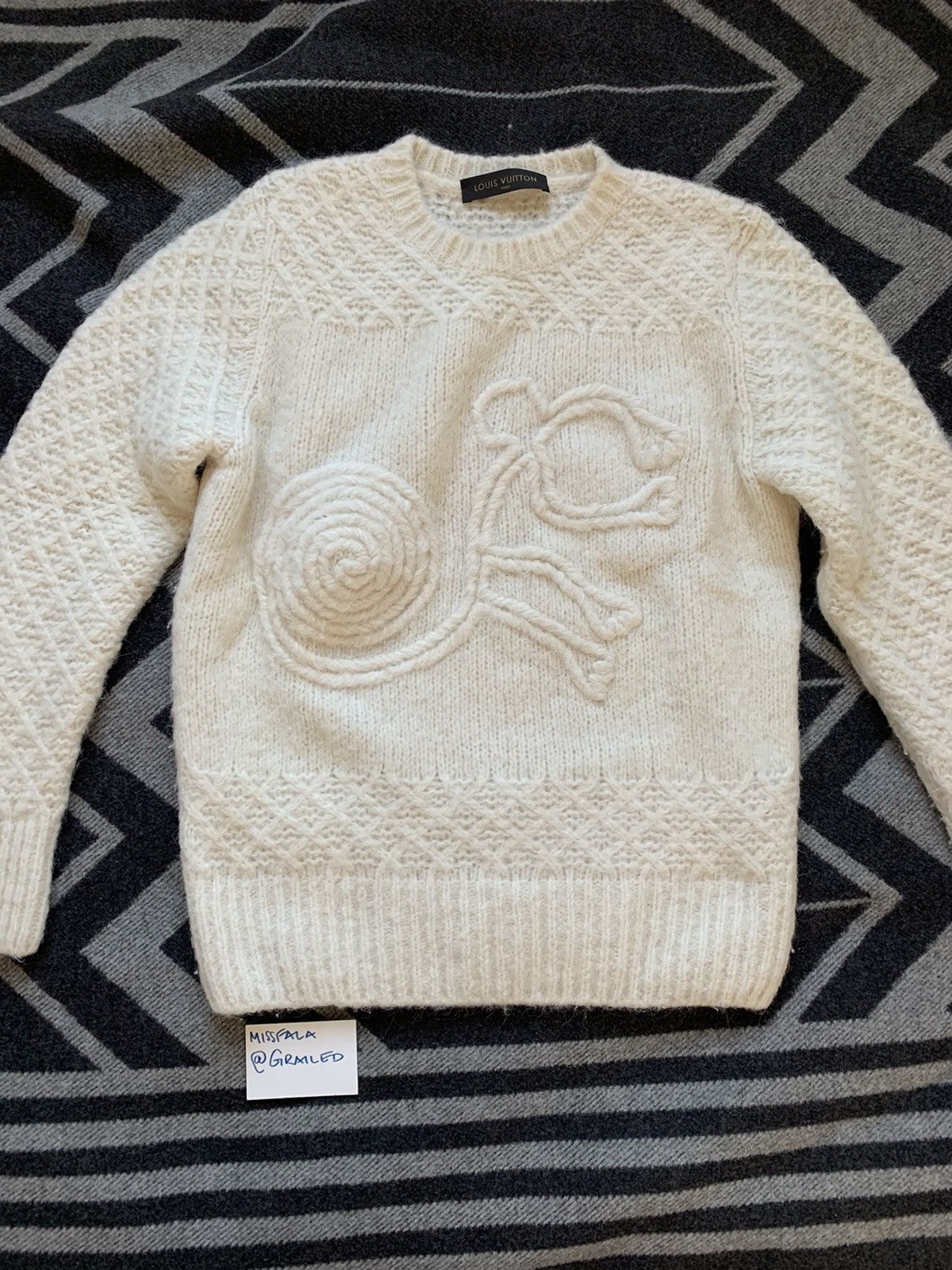 Louis Vuitton Louis Vuitton x Kim Jones Alpaca monkey sweater Size US L / EU 52-54 / 3 - 1 Thumbnail