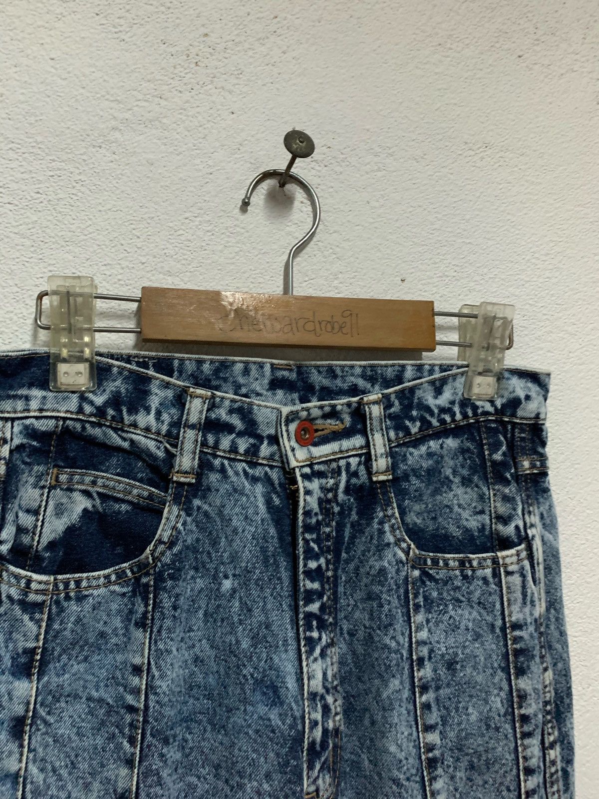 Japanese Brand Three P.A.L Acid Wash Denim Pant Size US 30 / EU 46 - 6 Thumbnail