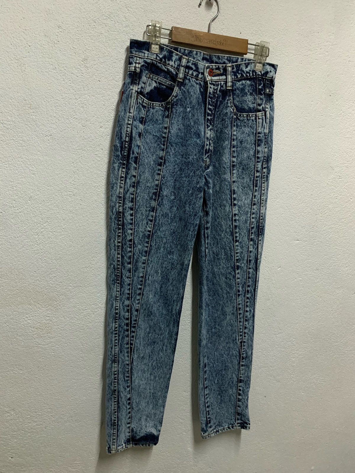 Japanese Brand Three P.A.L Acid Wash Denim Pant Size US 30 / EU 46 - 3 Thumbnail