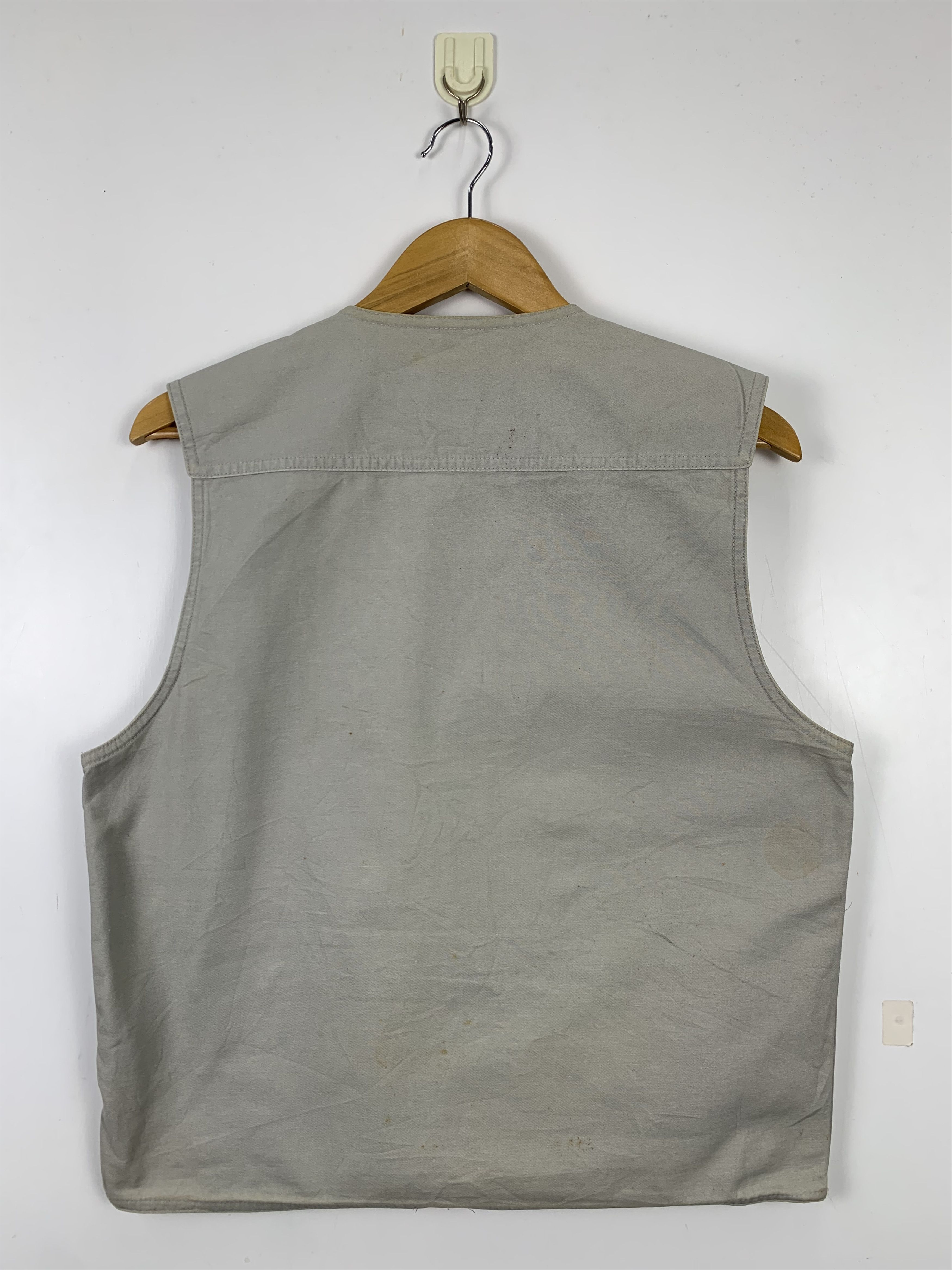 Japanese Brand Vintage RED WOLF Cotton Multi Pocket Fishing Vest V0099 Size US S / EU 44-46 / 1 - 8 Thumbnail