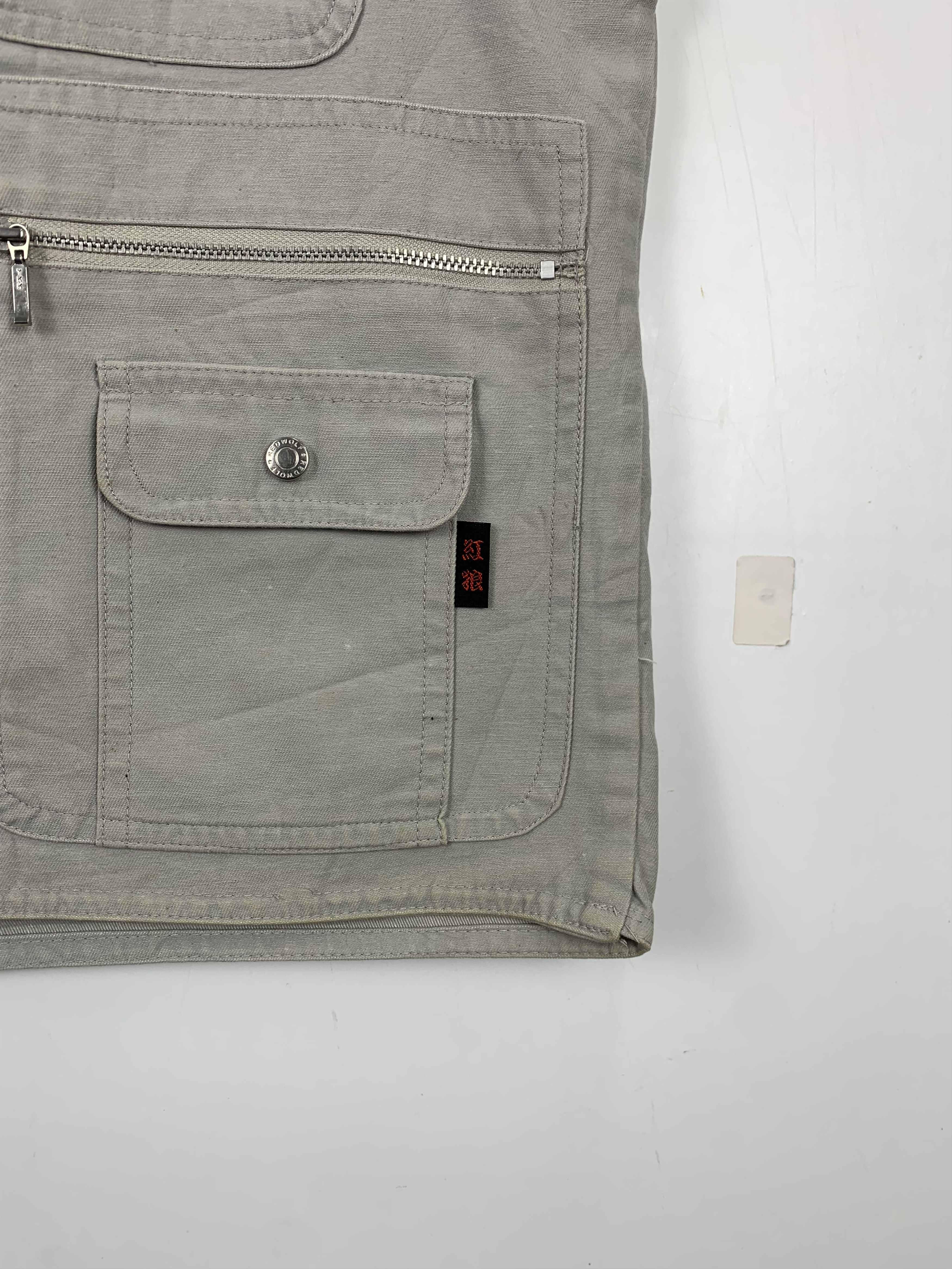 Japanese Brand Vintage RED WOLF Cotton Multi Pocket Fishing Vest V0099 Size US S / EU 44-46 / 1 - 3 Thumbnail