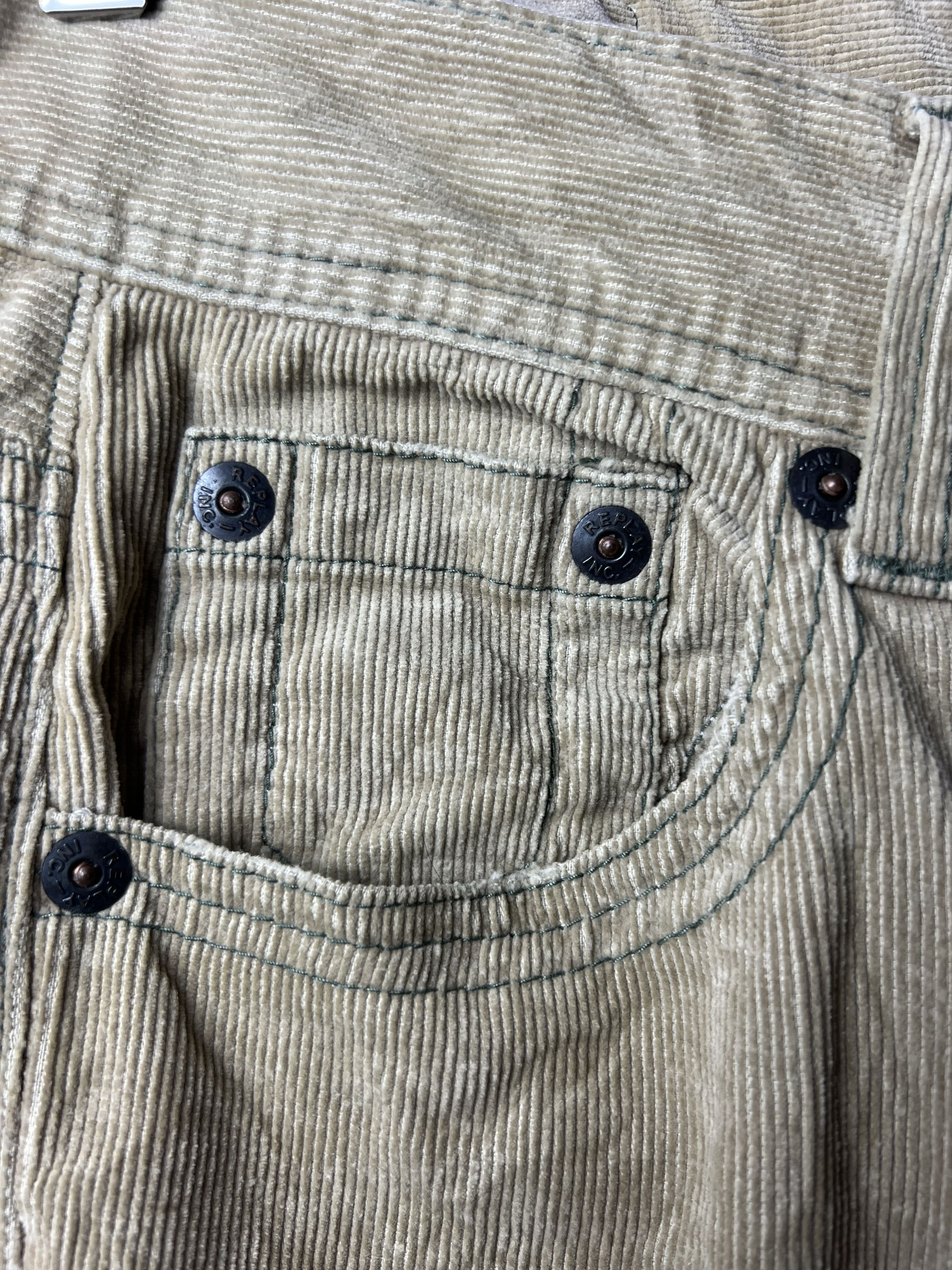 Replay 🔥Replay Corduroy Denim Size 32" / US 10 / IT 46 - 11 Thumbnail
