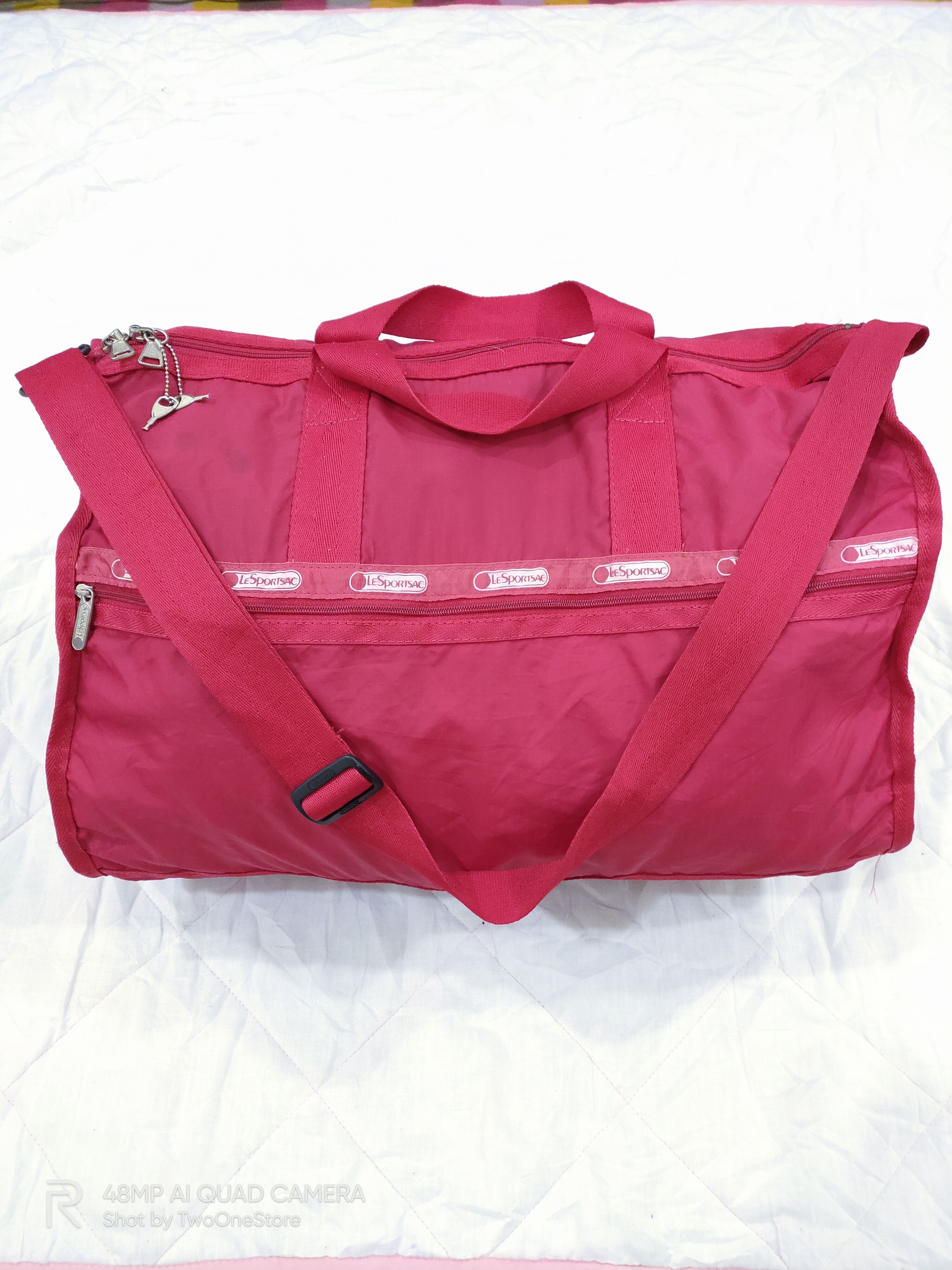 LeSportsac × Sports Specialties LESPORTSAC Red Canvas Sports Waterproof Outdoor Duffle Bag Size ONE SIZE - 6 Thumbnail