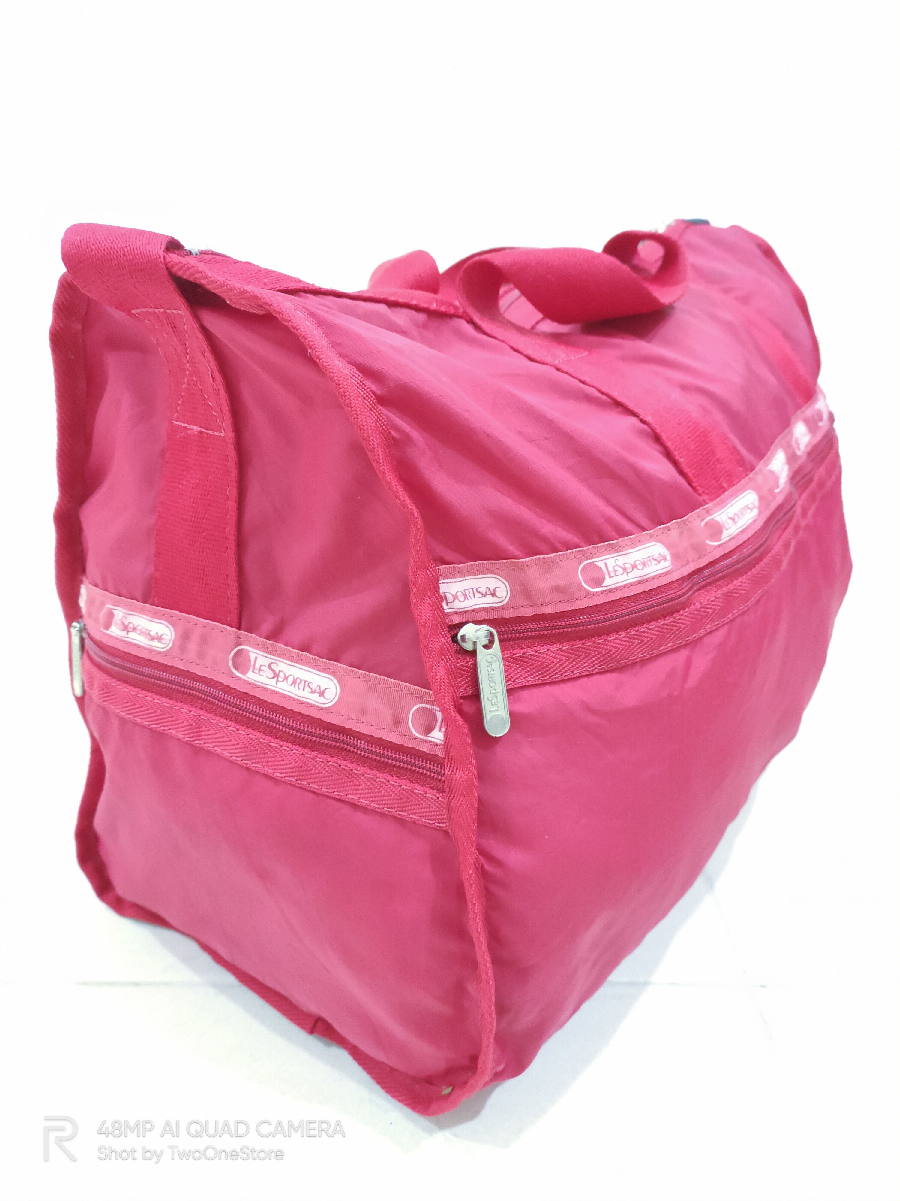 LeSportsac × Sports Specialties LESPORTSAC Red Canvas Sports Waterproof Outdoor Duffle Bag Size ONE SIZE - 7 Thumbnail