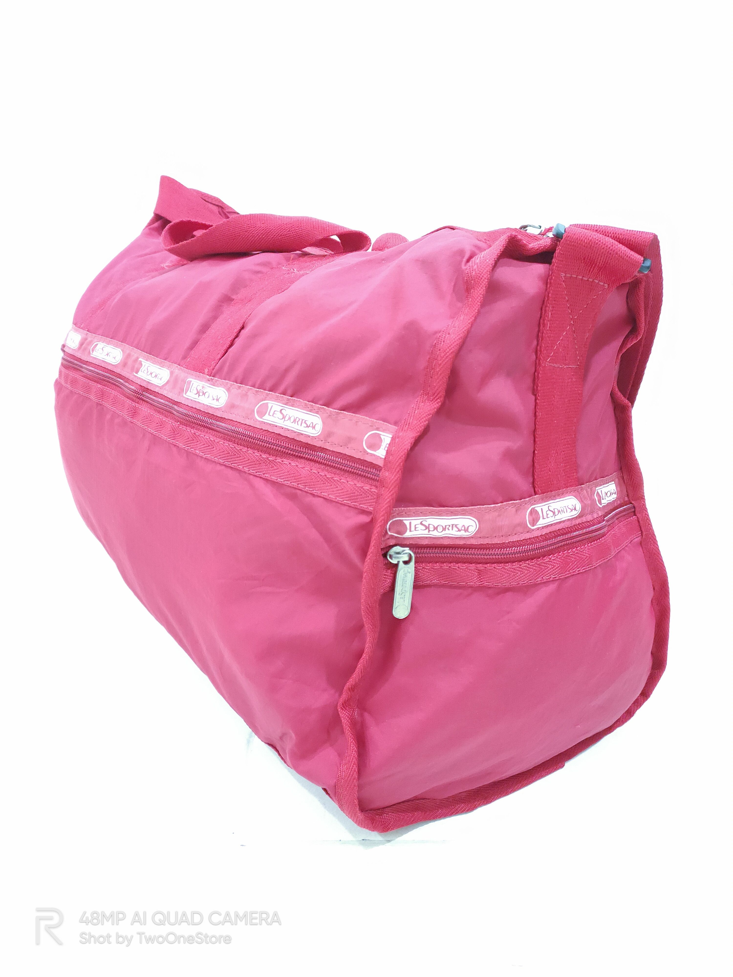LeSportsac × Sports Specialties LESPORTSAC Red Canvas Sports Waterproof Outdoor Duffle Bag Size ONE SIZE - 5 Thumbnail
