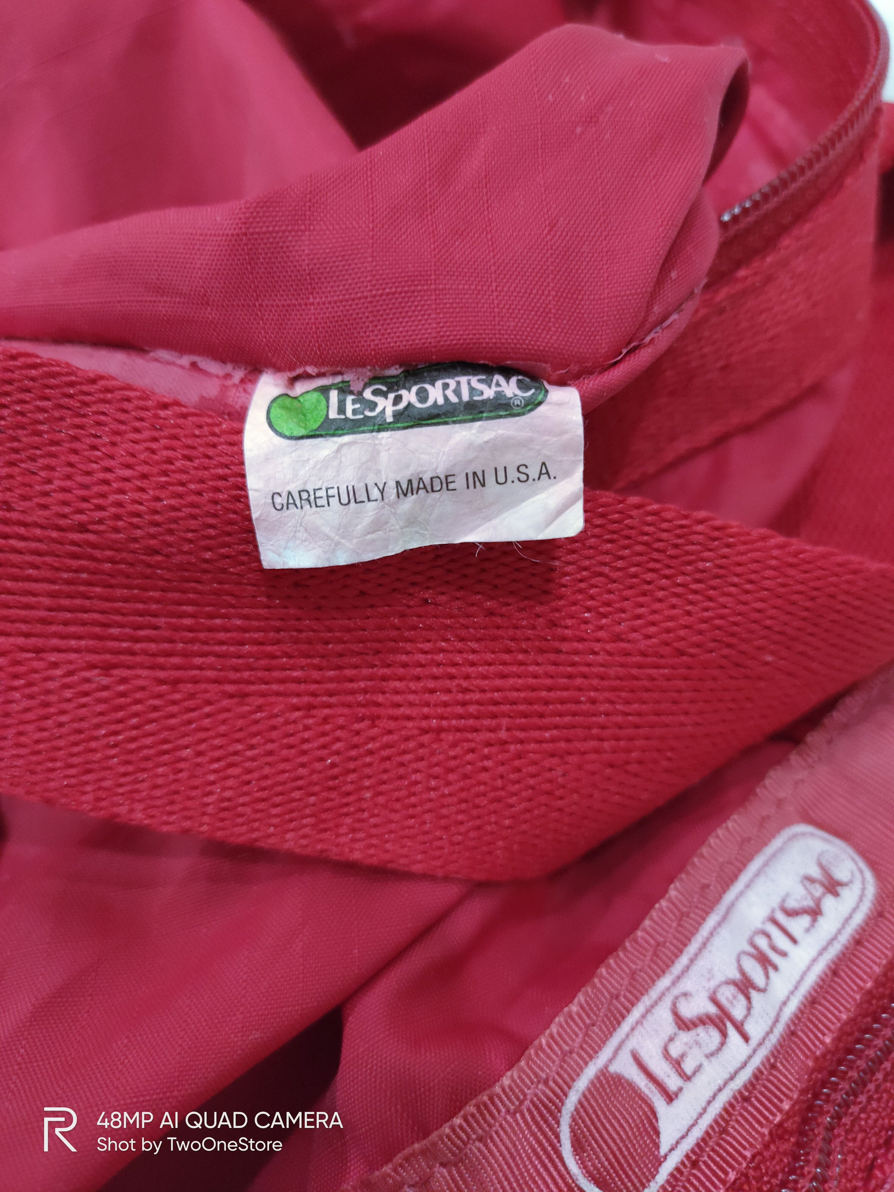 LeSportsac × Sports Specialties LESPORTSAC Red Canvas Sports Waterproof Outdoor Duffle Bag Size ONE SIZE - 10 Thumbnail