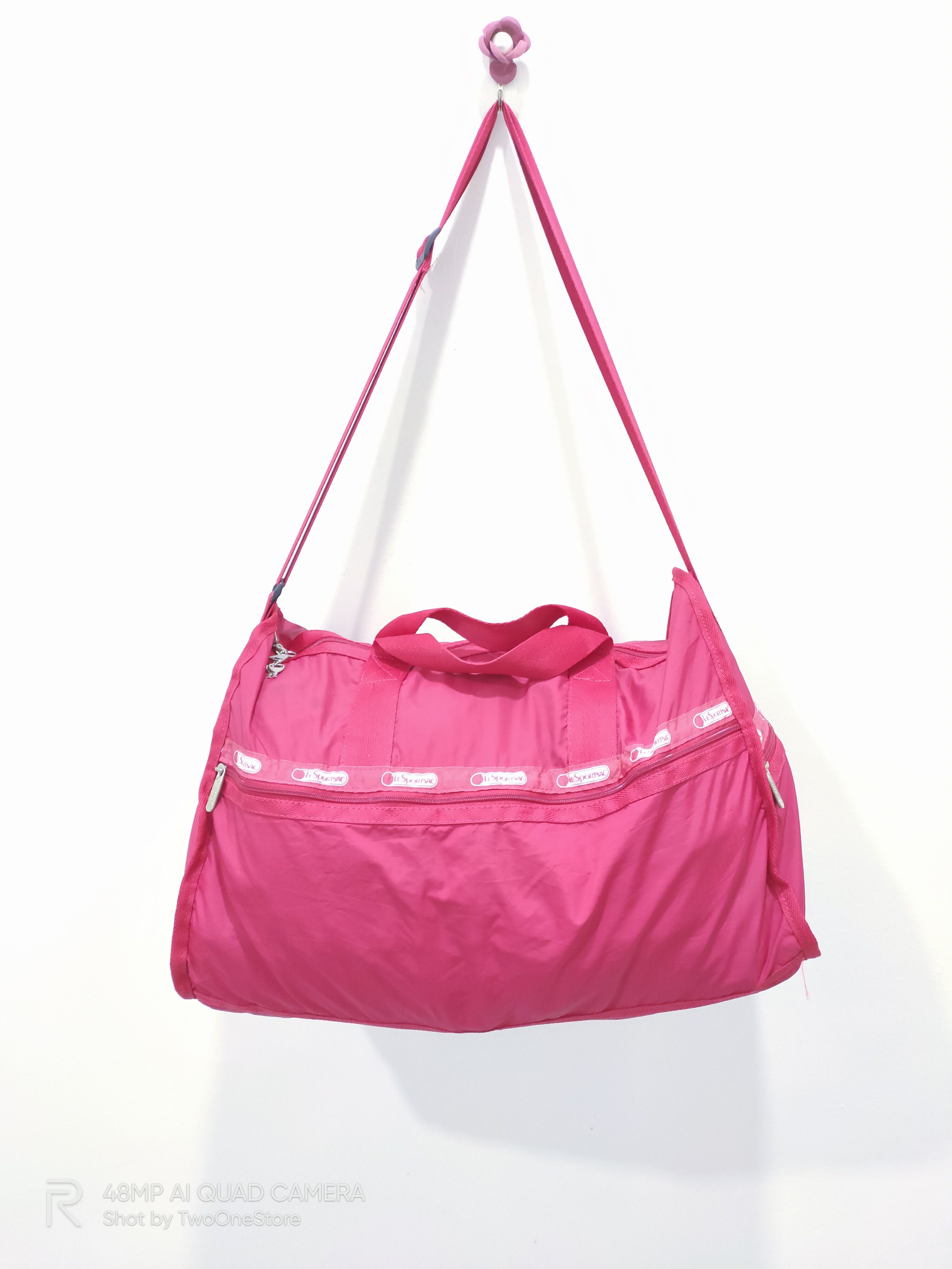 LeSportsac × Sports Specialties LESPORTSAC Red Canvas Sports Waterproof Outdoor Duffle Bag Size ONE SIZE - 9 Thumbnail