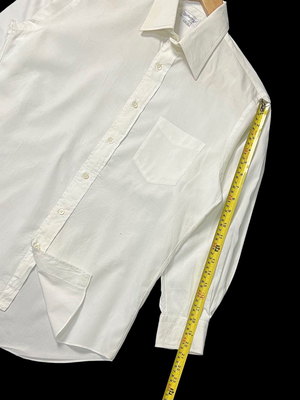 Burberry × Burberry Prorsum VINTAGE PLAIN BURBERRY’S BUTTON UP SHIRT (NEW OLD STOCK) Size US M / EU 48-50 / 2 - 17 Thumbnail