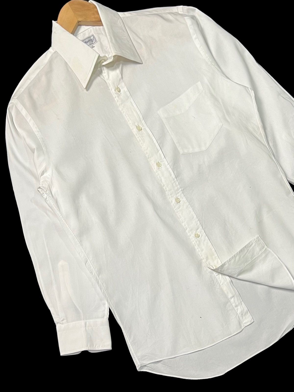 Burberry × Burberry Prorsum VINTAGE PLAIN BURBERRY’S BUTTON UP SHIRT (NEW OLD STOCK) Size US M / EU 48-50 / 2 - 8 Thumbnail
