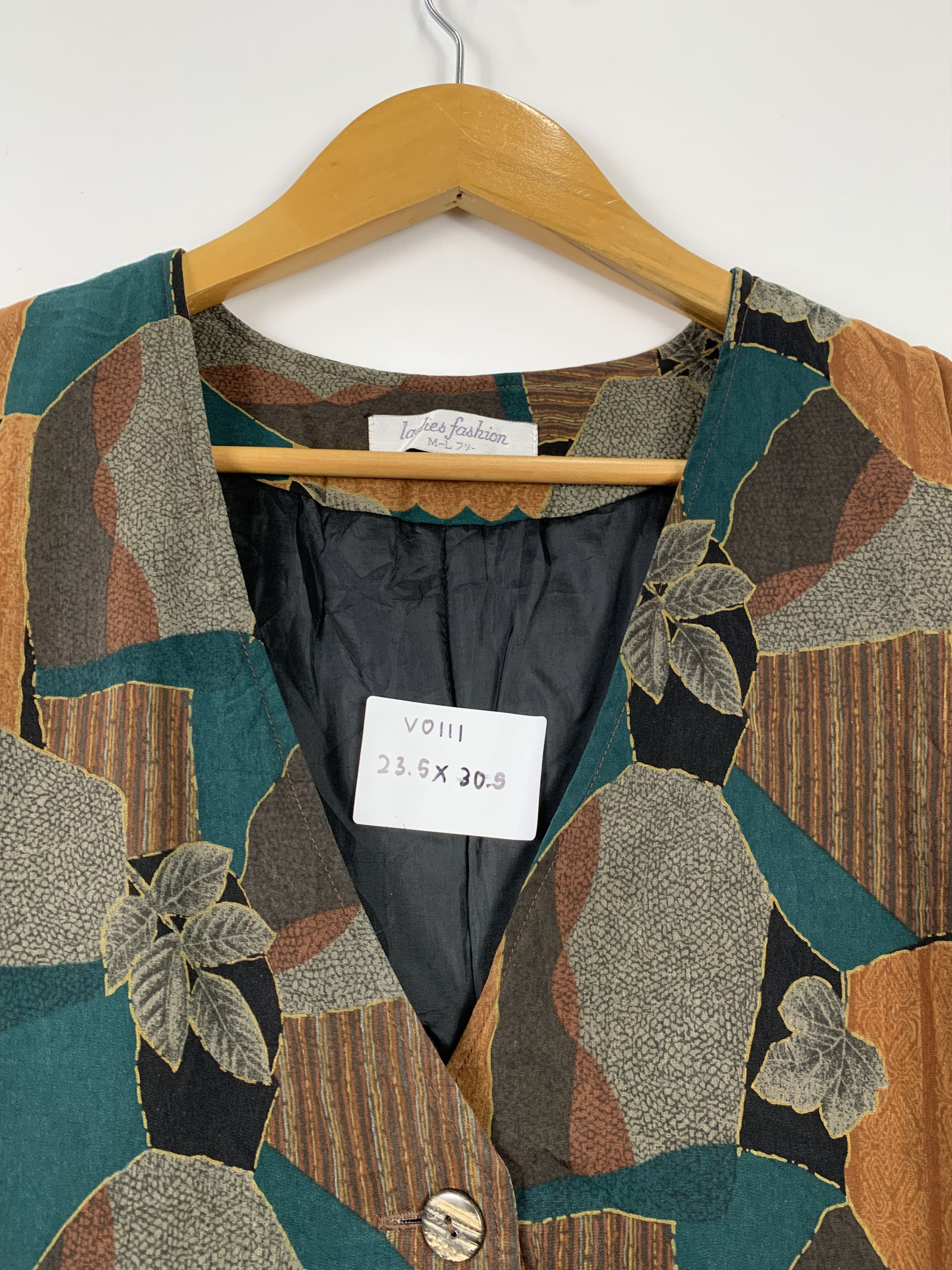 Japanese Brand Vintage JAPANESE BRAND Floral Button Vests Size US M / EU 48-50 / 2 - 5 Thumbnail