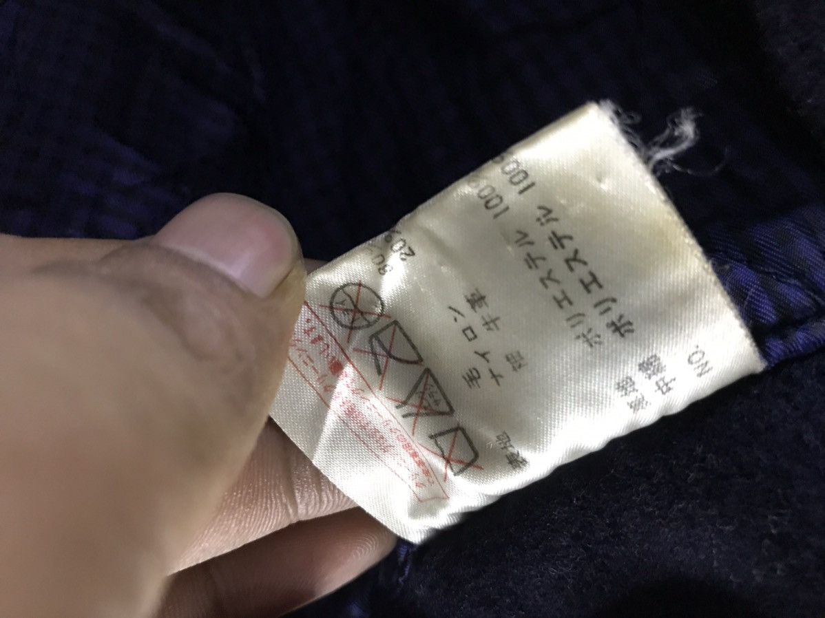 Japanese Brand × Vintage Vintage men’s ba-tsu spellout varsity leather sleeve jacket Size US L / EU 52-54 / 3 - 6 Thumbnail