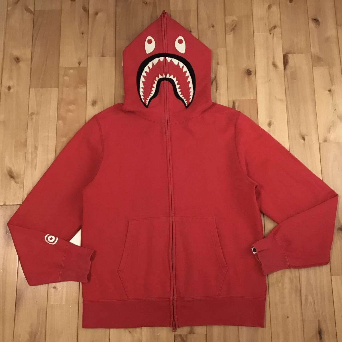 Bape 💫Glow in the Dark💫 BAPE Shark full zip Hoodie a bathing ape Size US XL / EU 56 / 4 - 2 Thumbnail