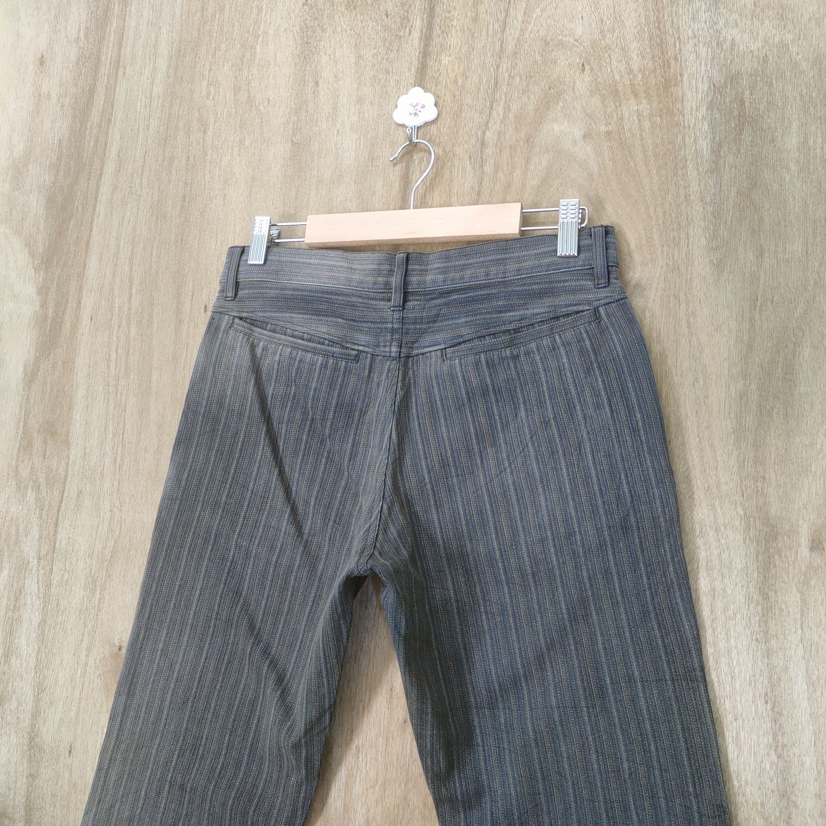 Japanese Brand × Solid and Striped VINTAGE JAPANESE HICKORY STRIPE FADED BROWN PANTS Size US 28 / EU 44 - 9 Thumbnail