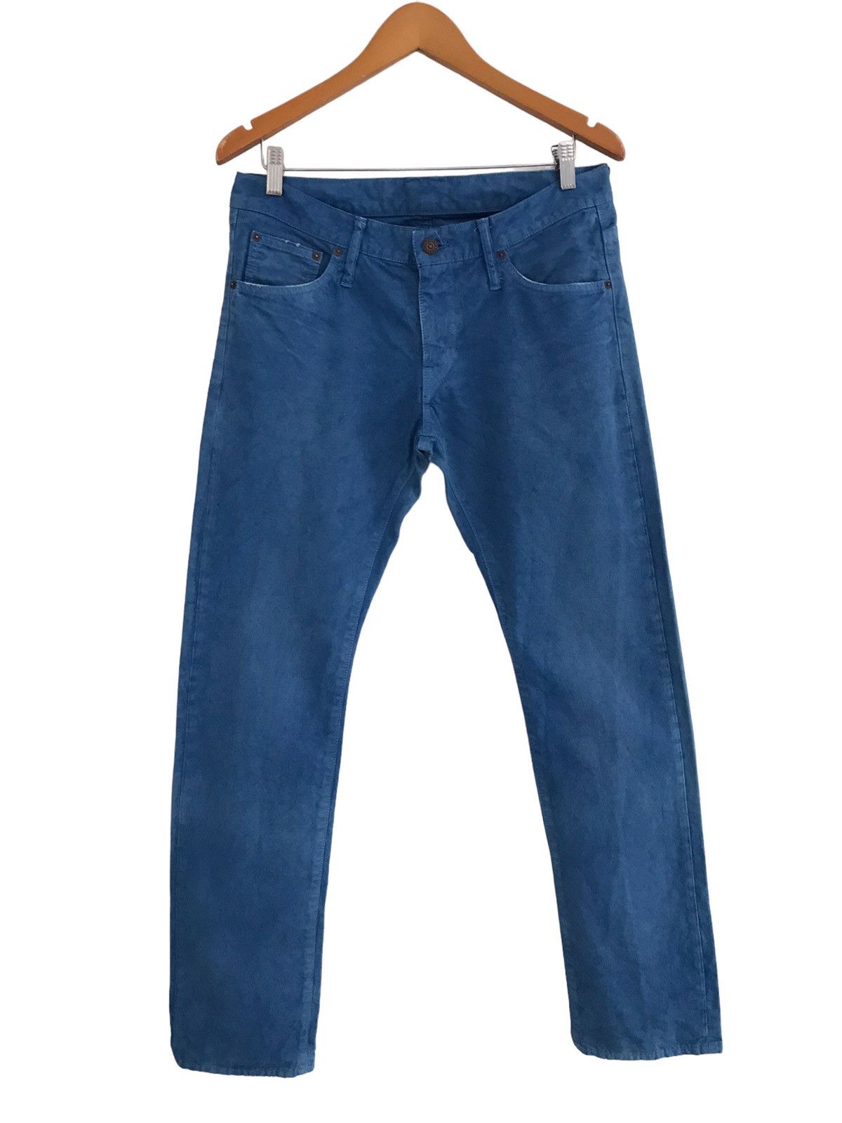 Japanese Brand TMT Japan Naturally Dyed Organic Cotton Denim Jeans Size US 30 / EU 46 - 1 Thumbnail