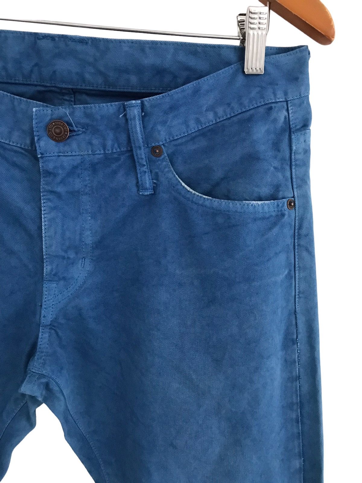 Japanese Brand TMT Japan Naturally Dyed Organic Cotton Denim Jeans Size US 30 / EU 46 - 4 Thumbnail